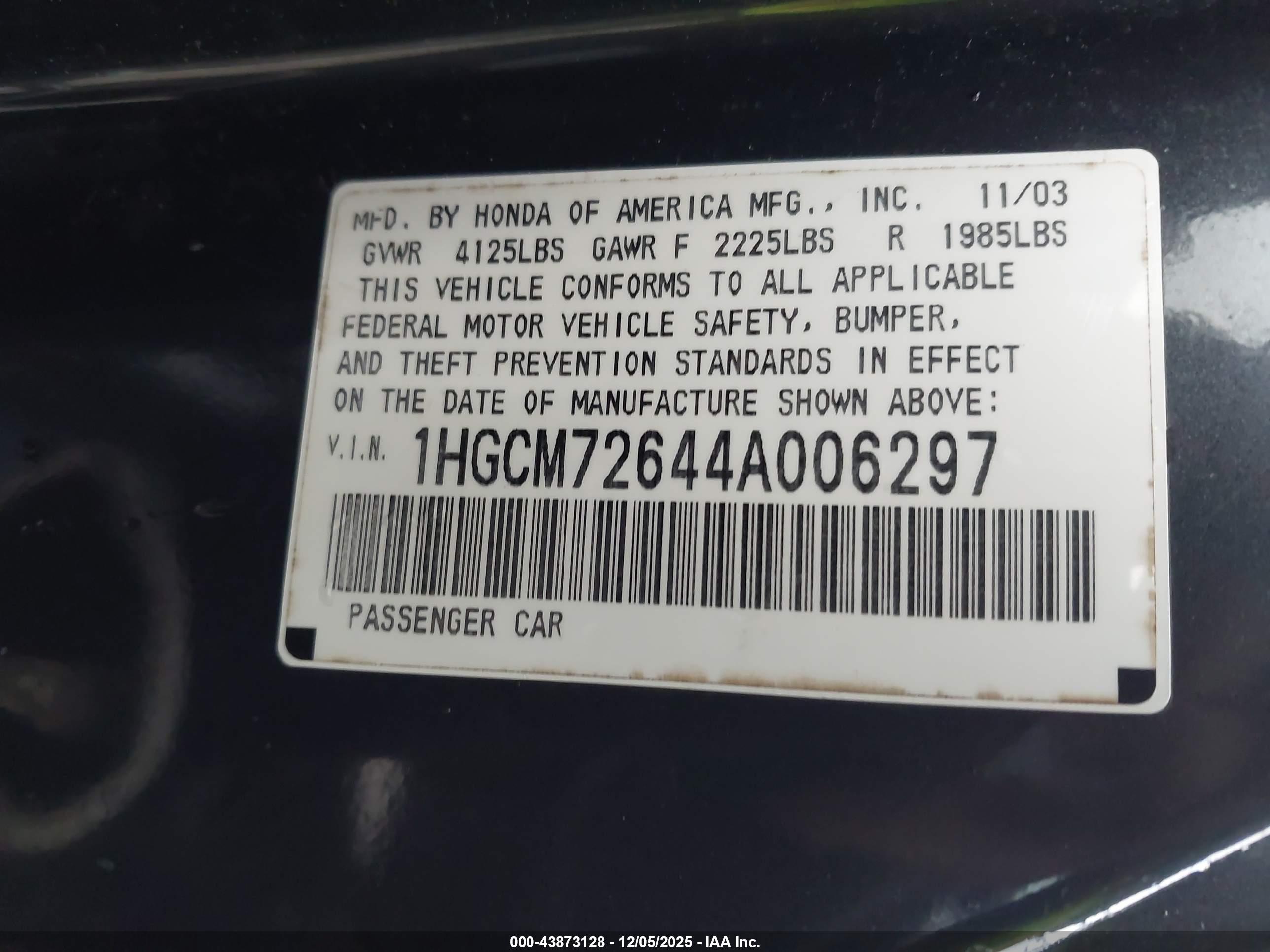 HONDA ACCORD image 9
