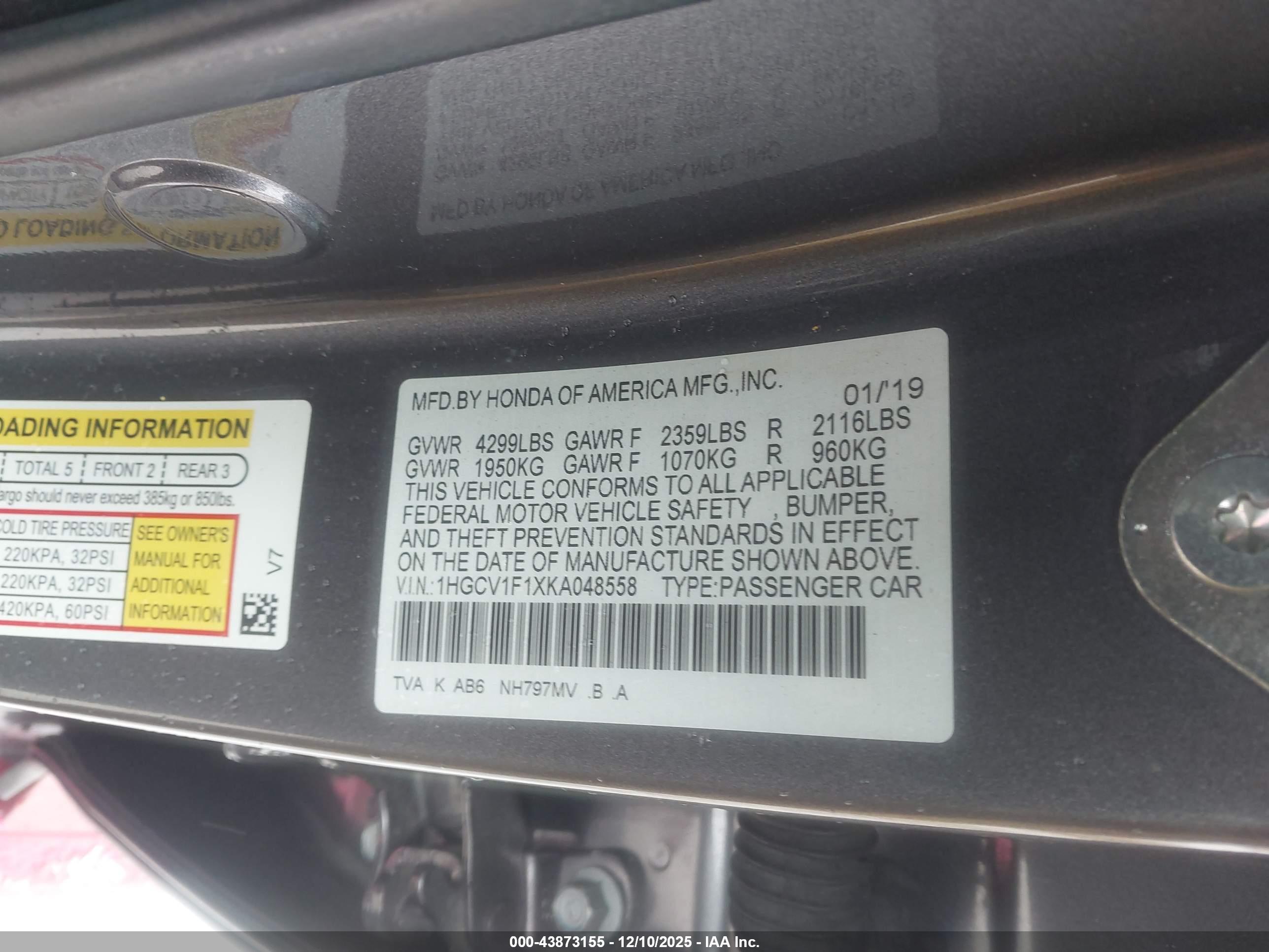 HONDA ACCORD image 9