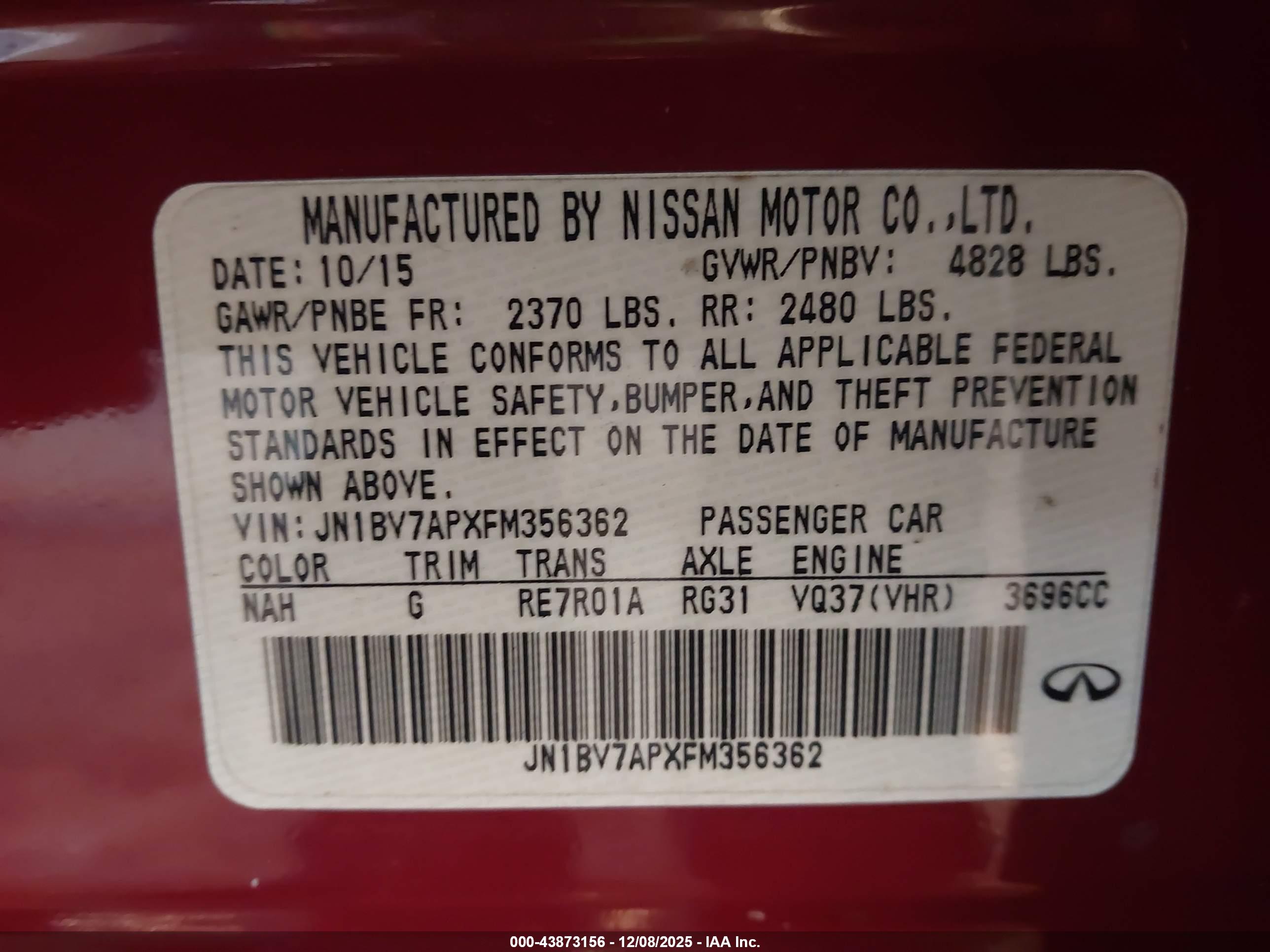 INFINITI Q50 image 9
