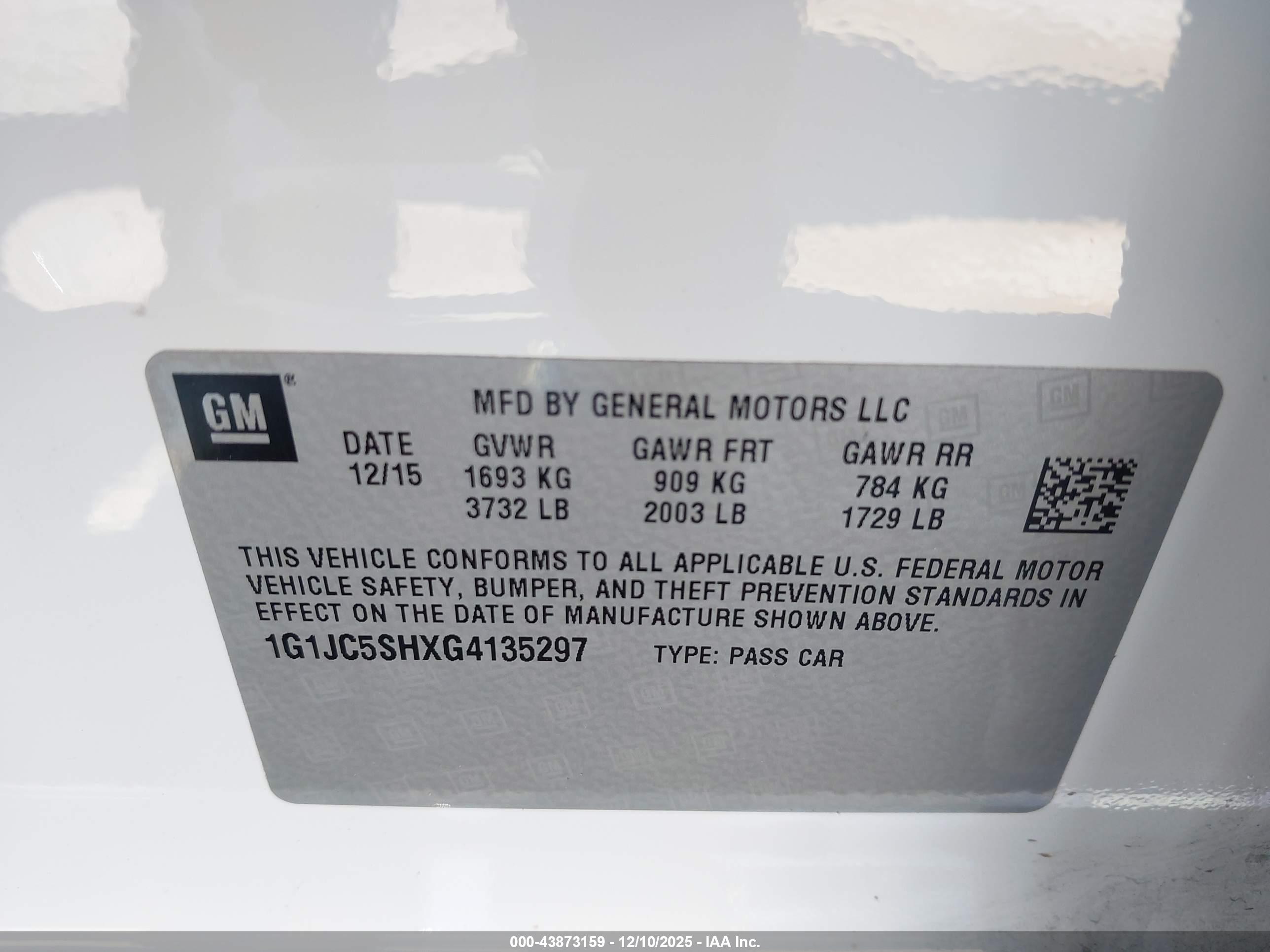 CHEVROLET SONIC image 9