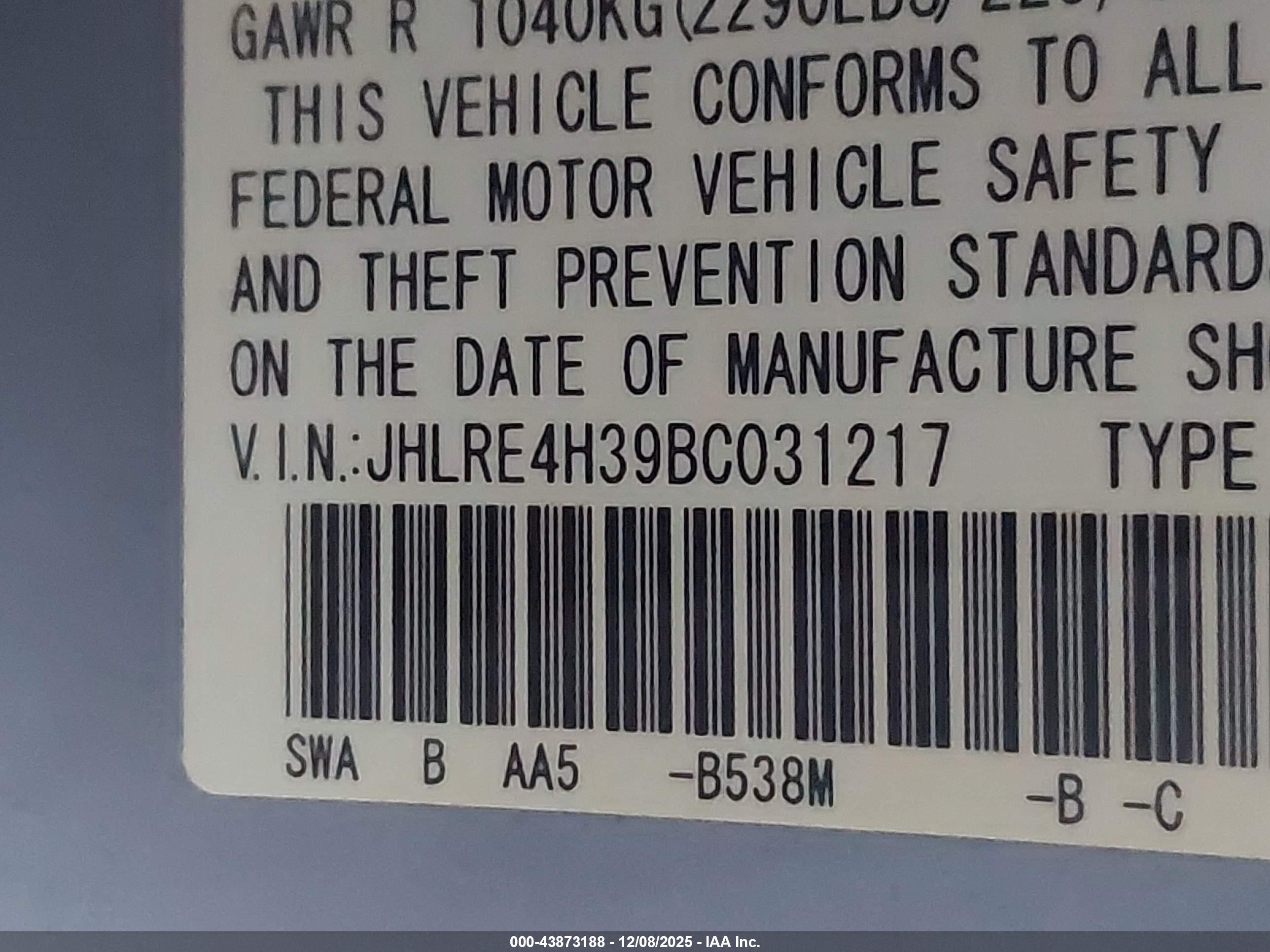 HONDA CR-V image 9