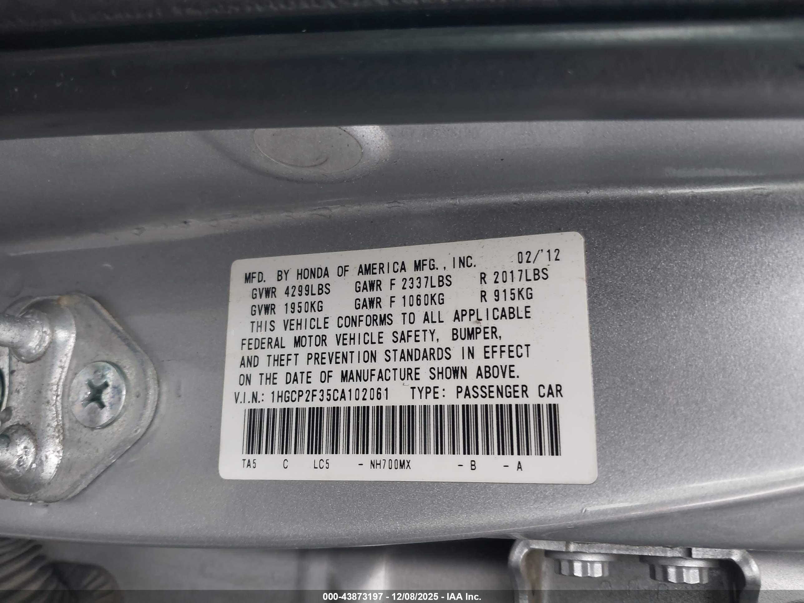 HONDA ACCORD image 9