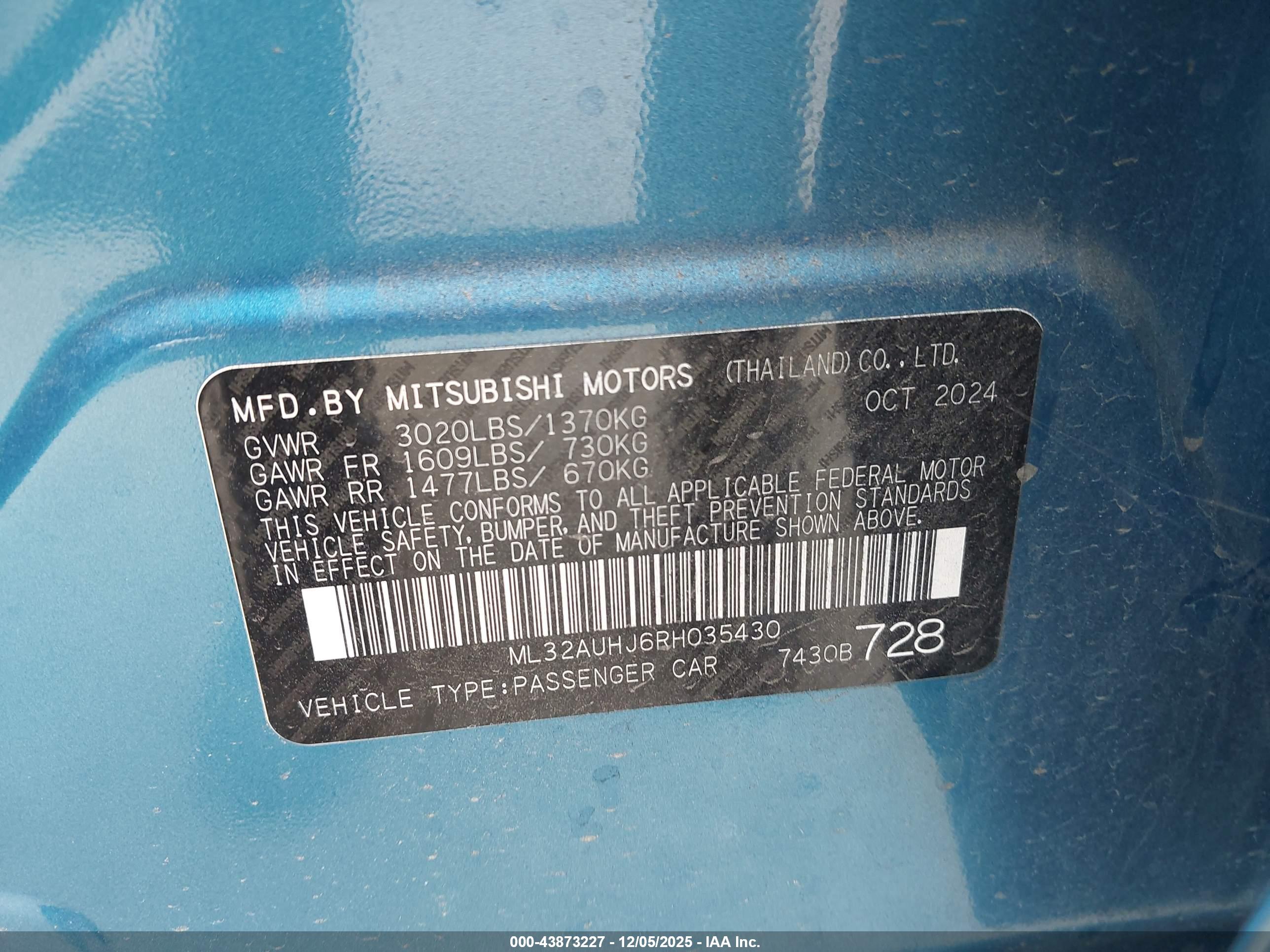 MITSUBISHI MIRAGE image 9