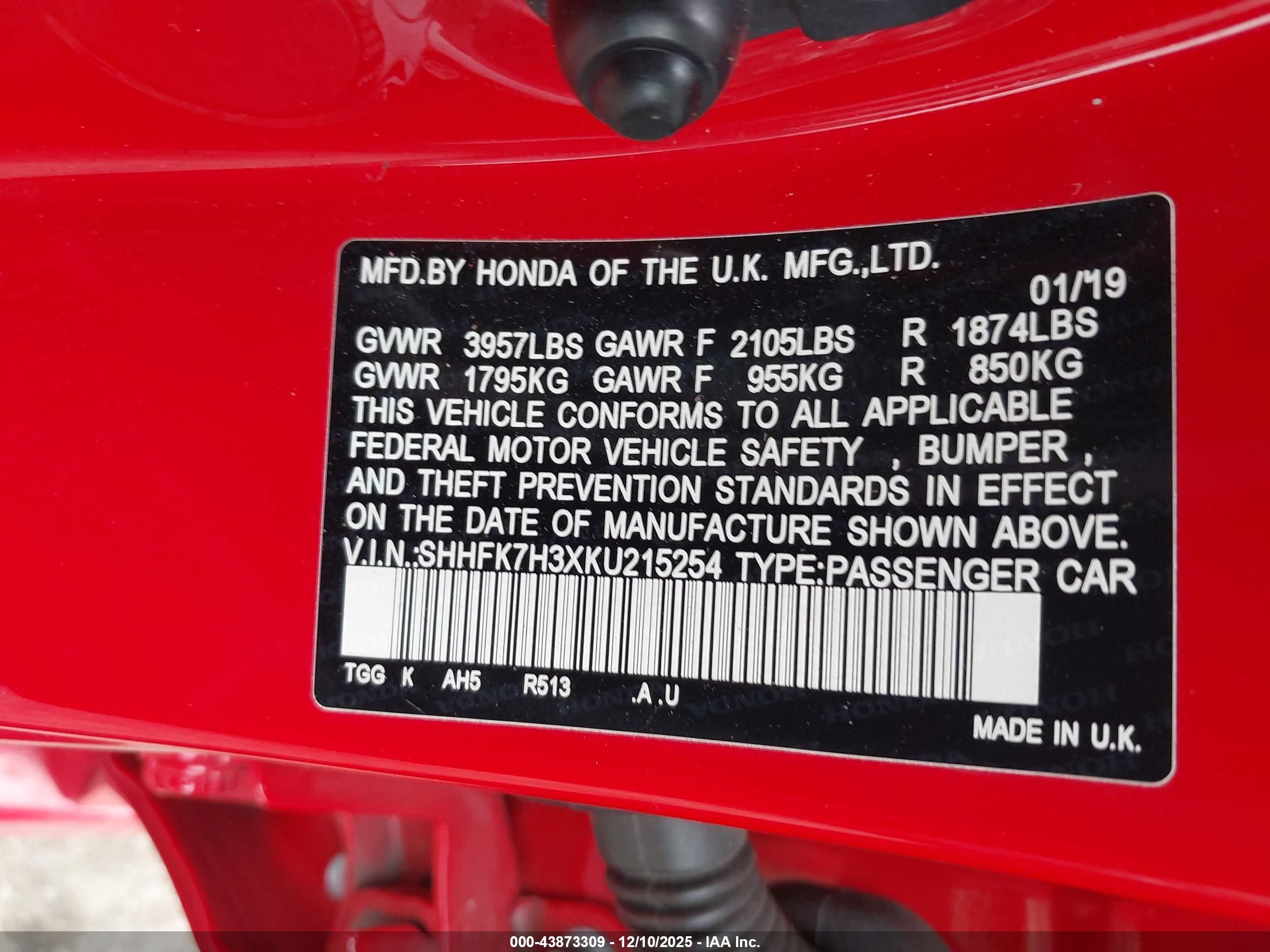 HONDA CIVIC image 9