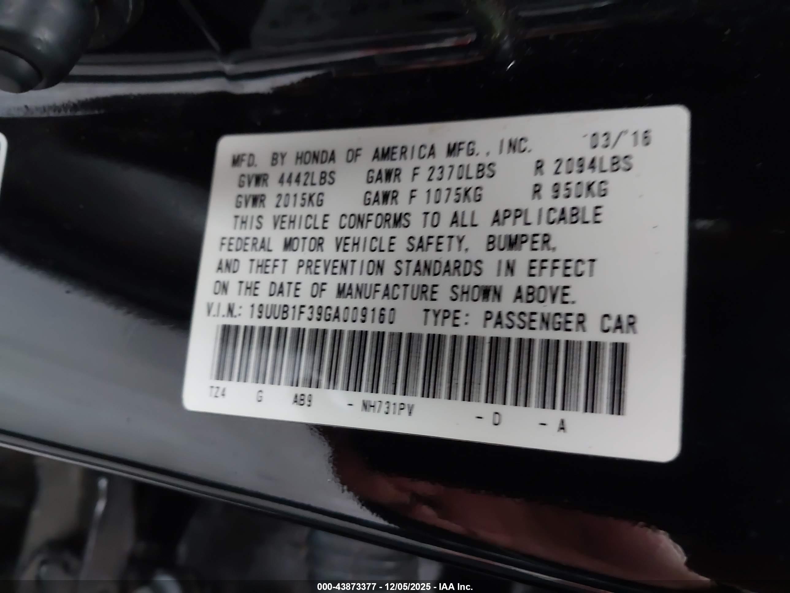 ACURA TLX image 9