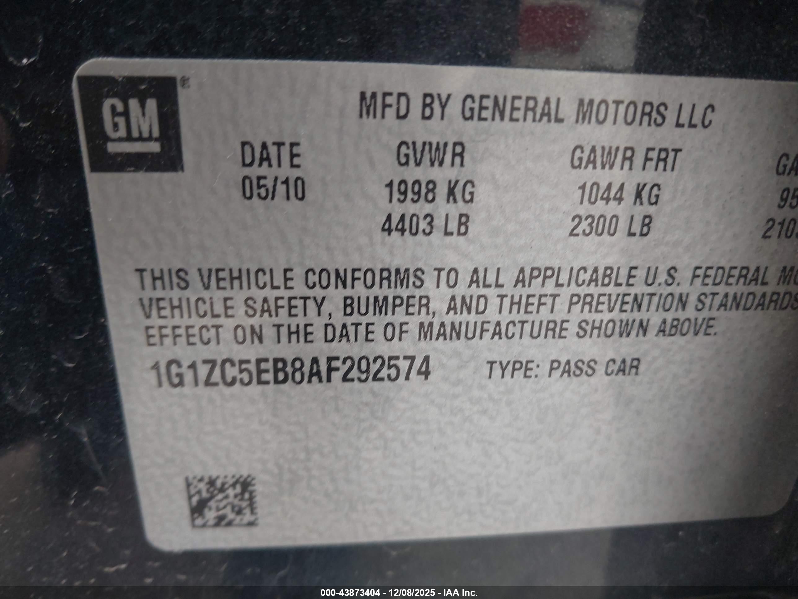 CHEVROLET MALIBU image 9