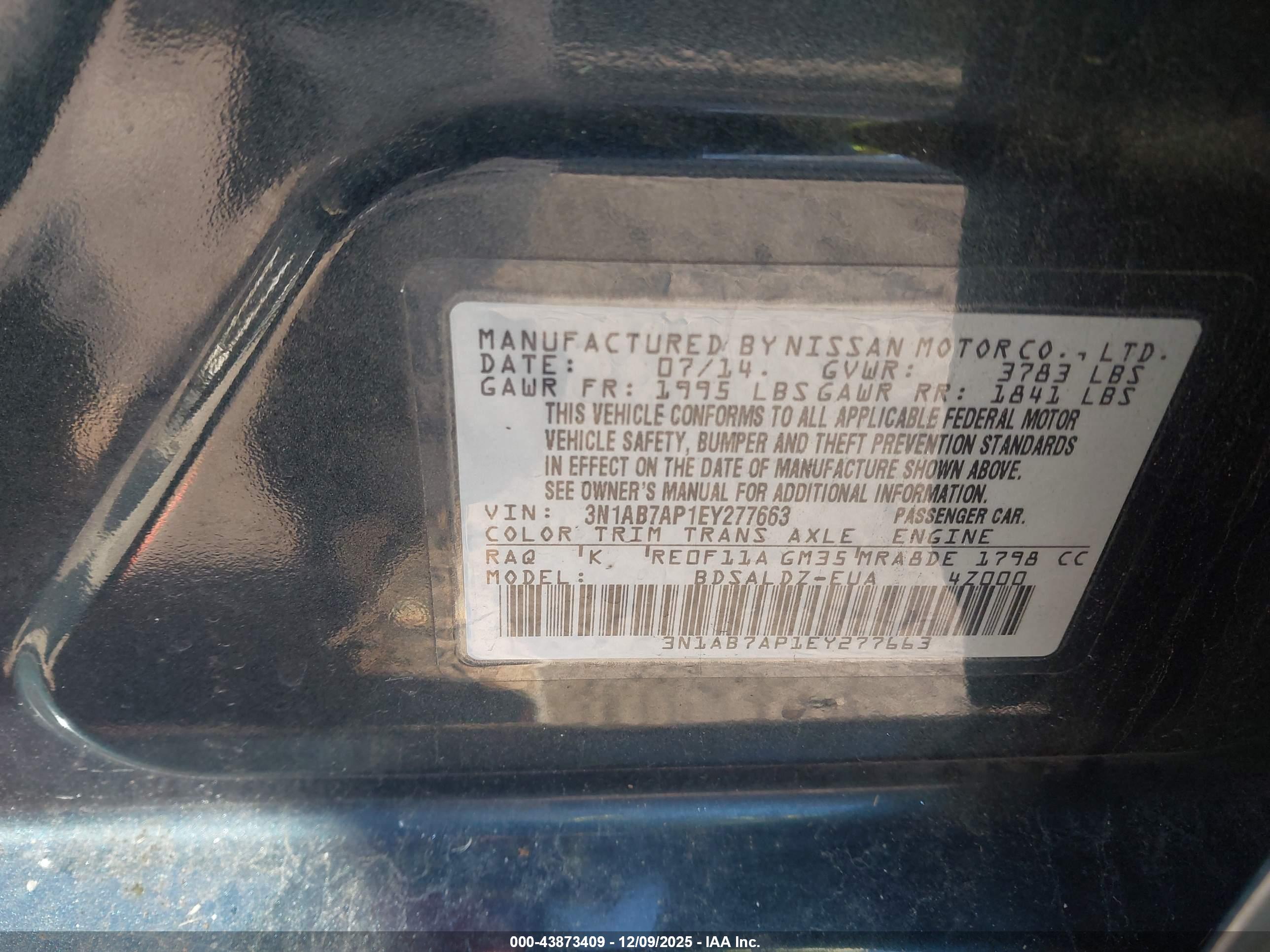 NISSAN SENTRA image 9