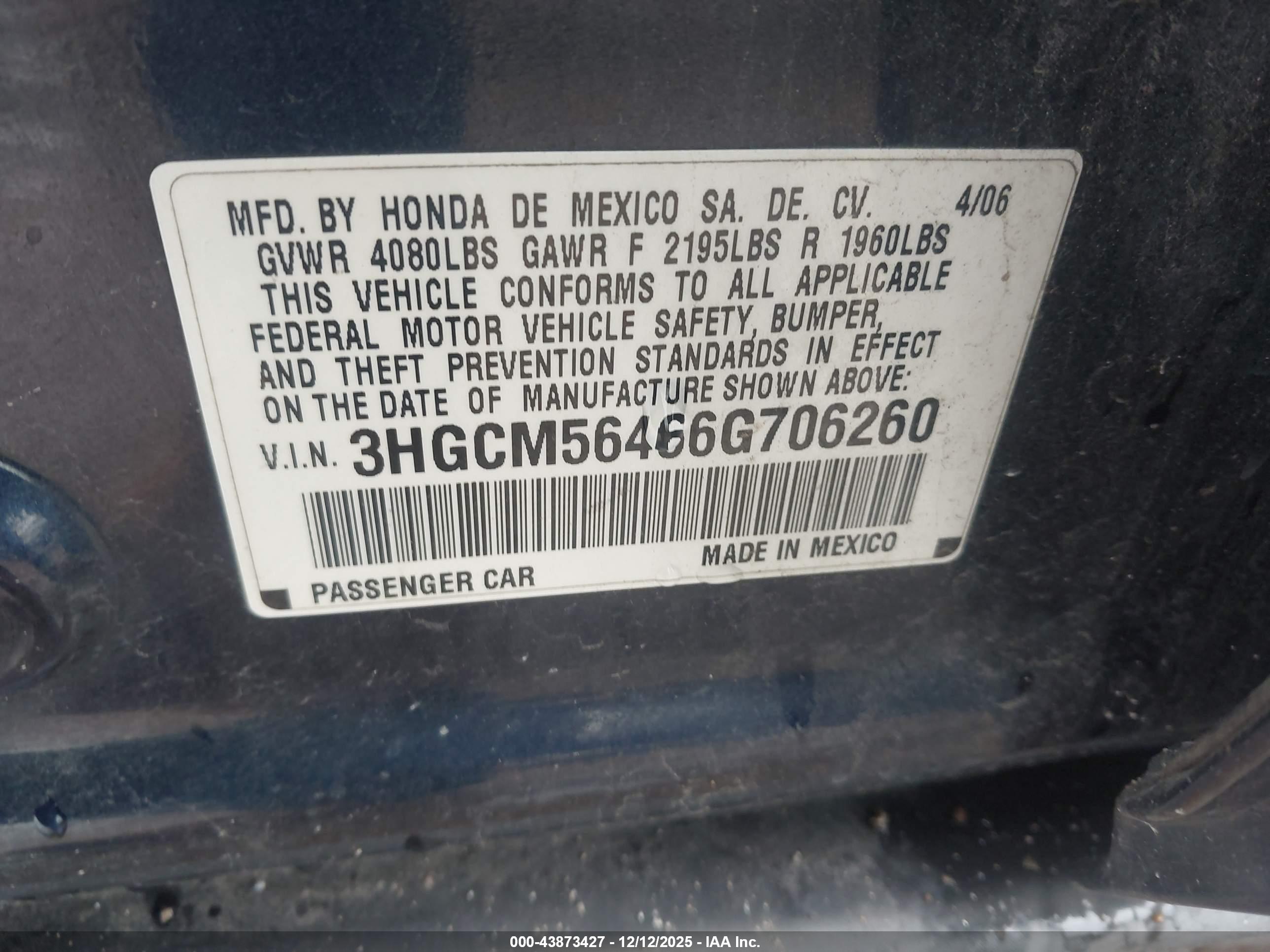 HONDA ACCORD image 9