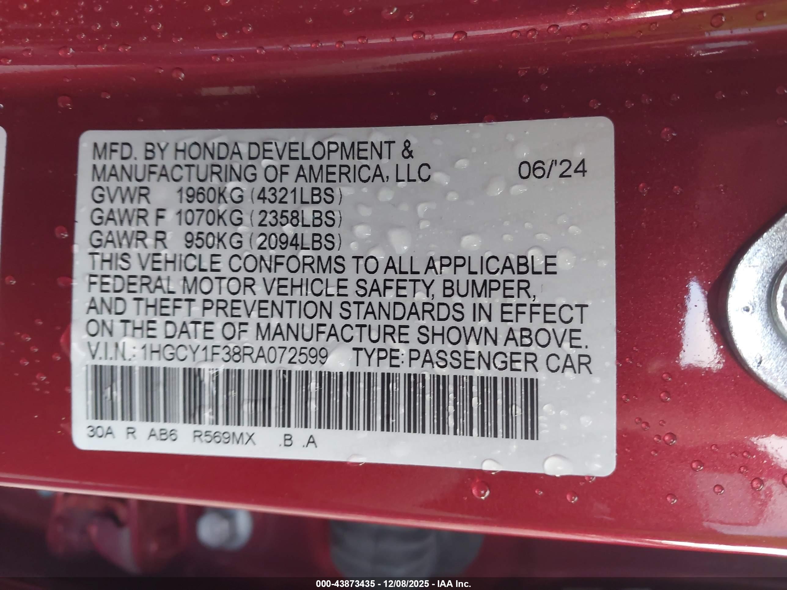 HONDA ACCORD image 9