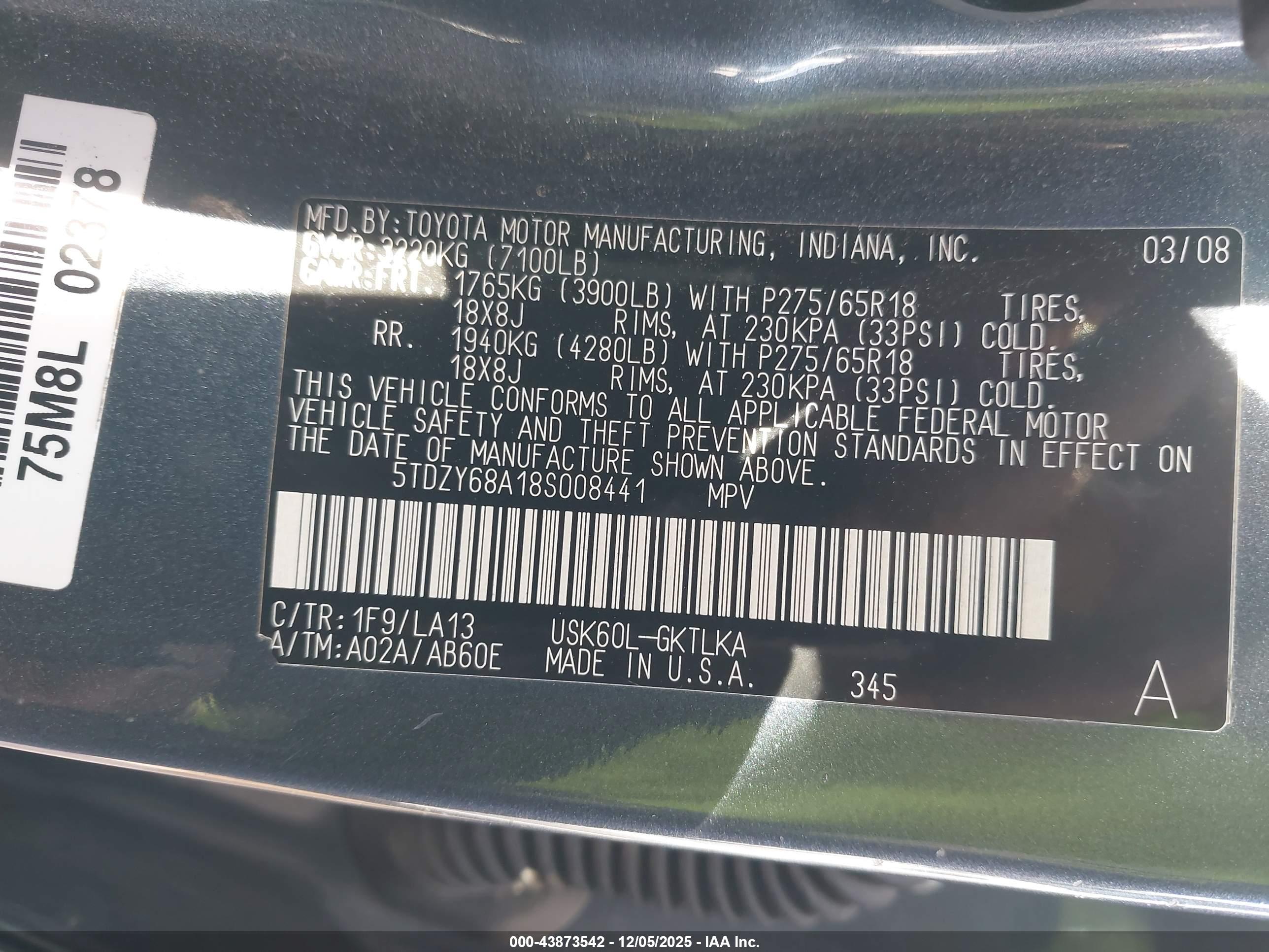 TOYOTA SEQUOIA image 9