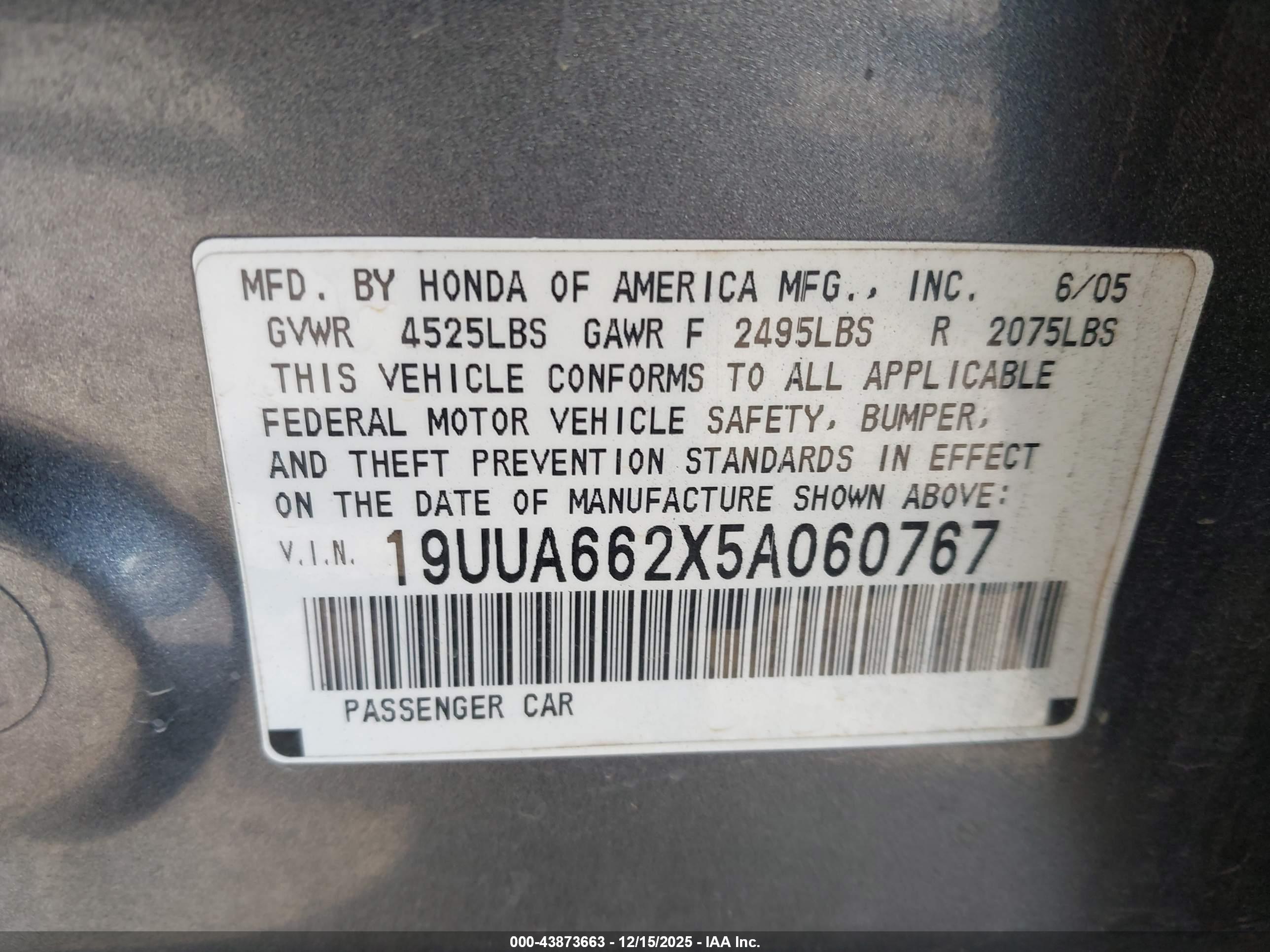 ACURA TL image 9