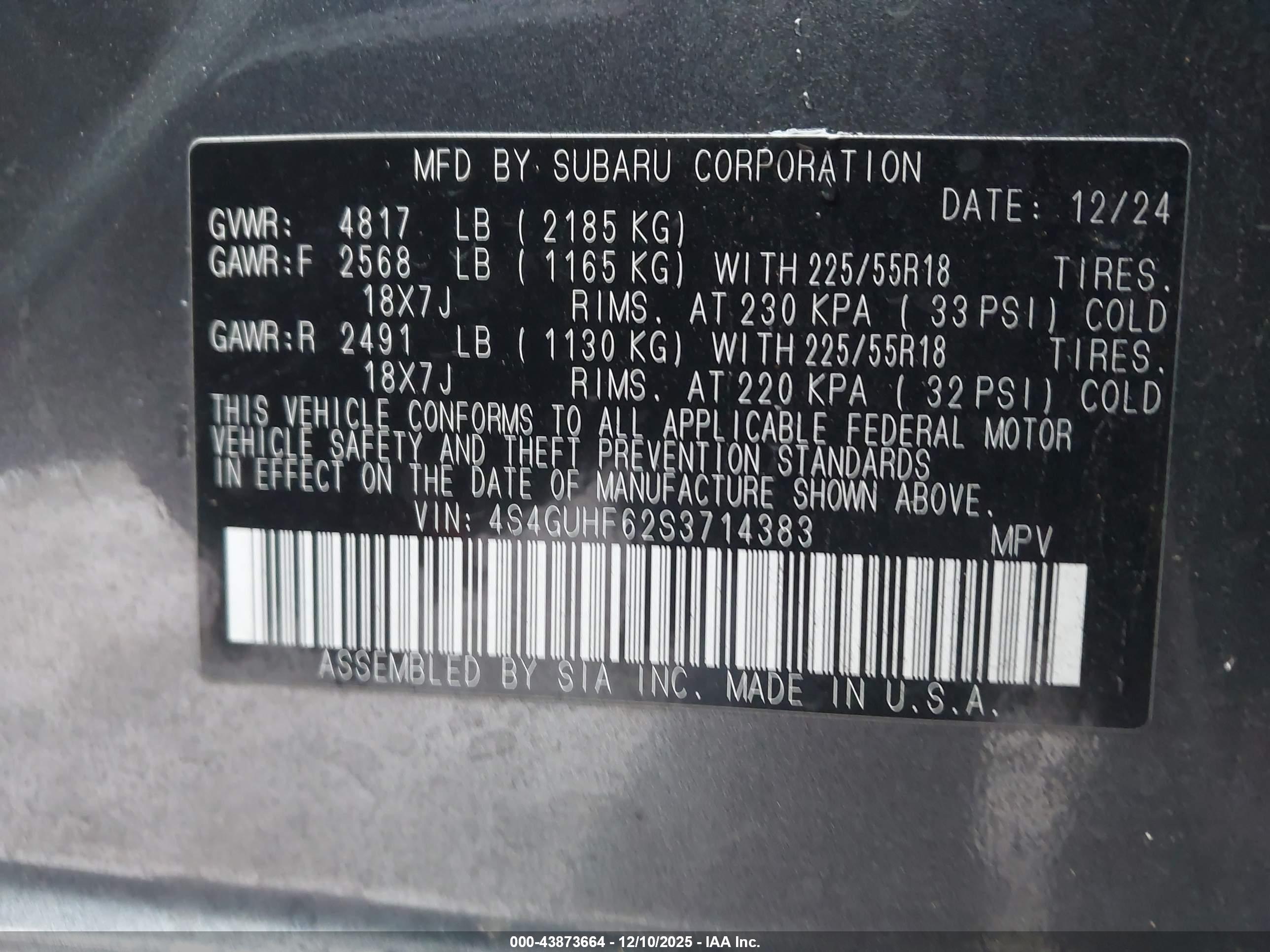 SUBARU CROSSTREK image 9
