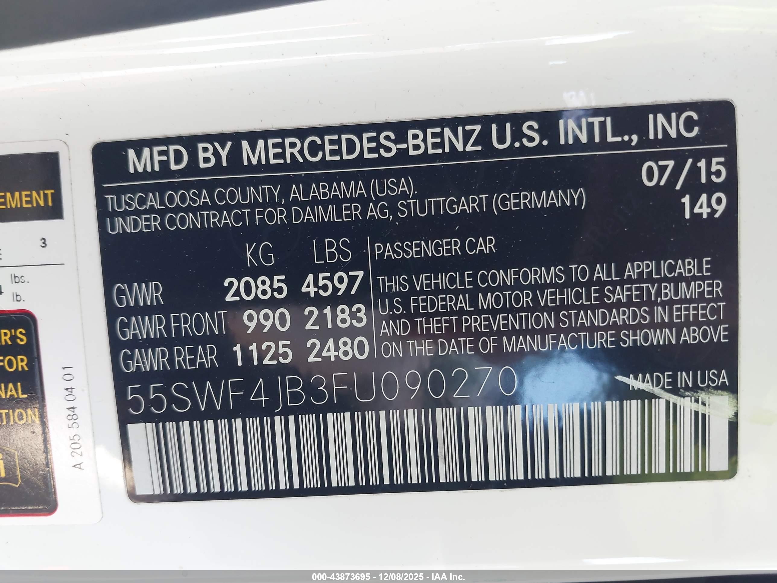 MERCEDES-BENZ C image 9