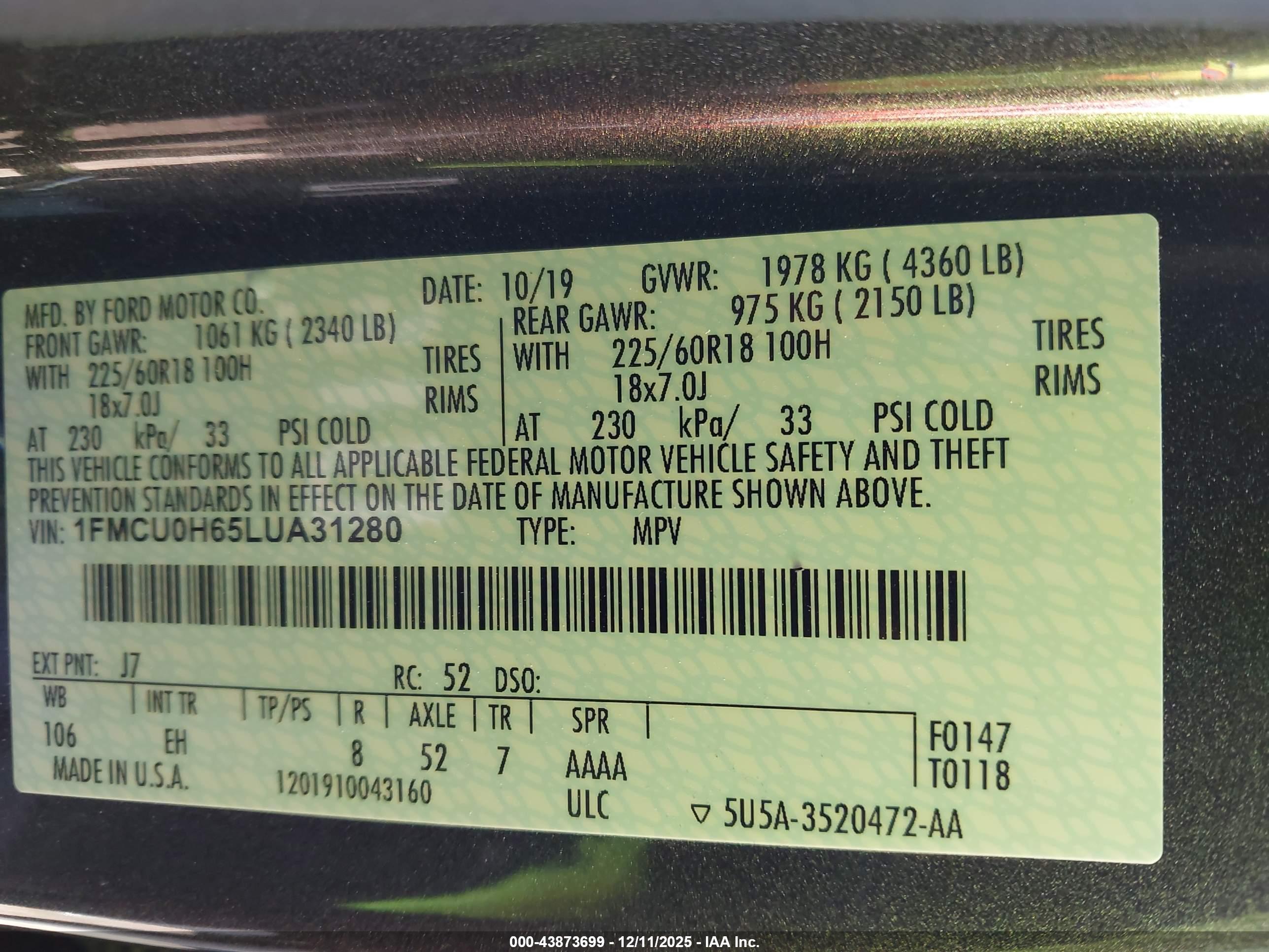 FORD ESCAPE image 9