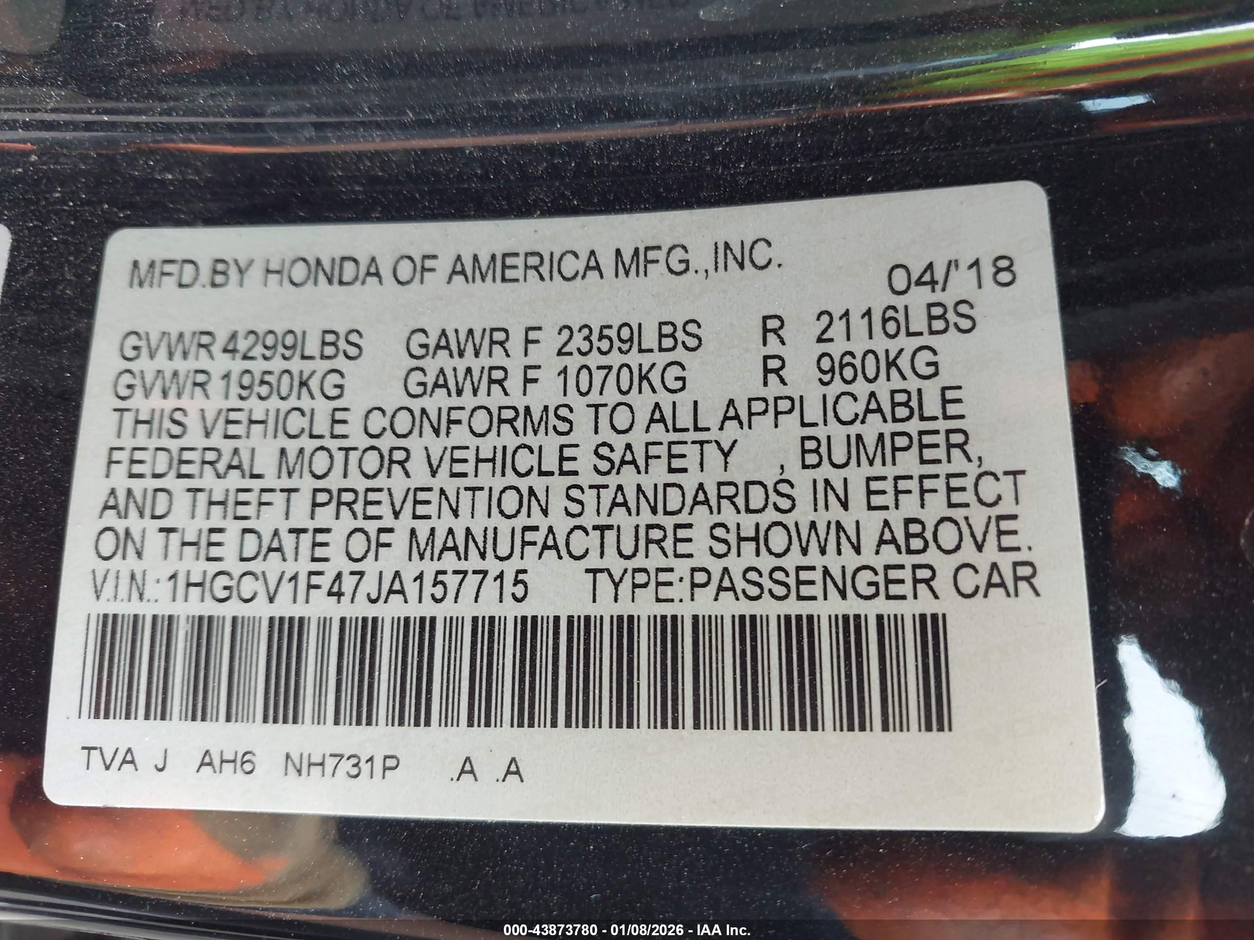 HONDA ACCORD image 9