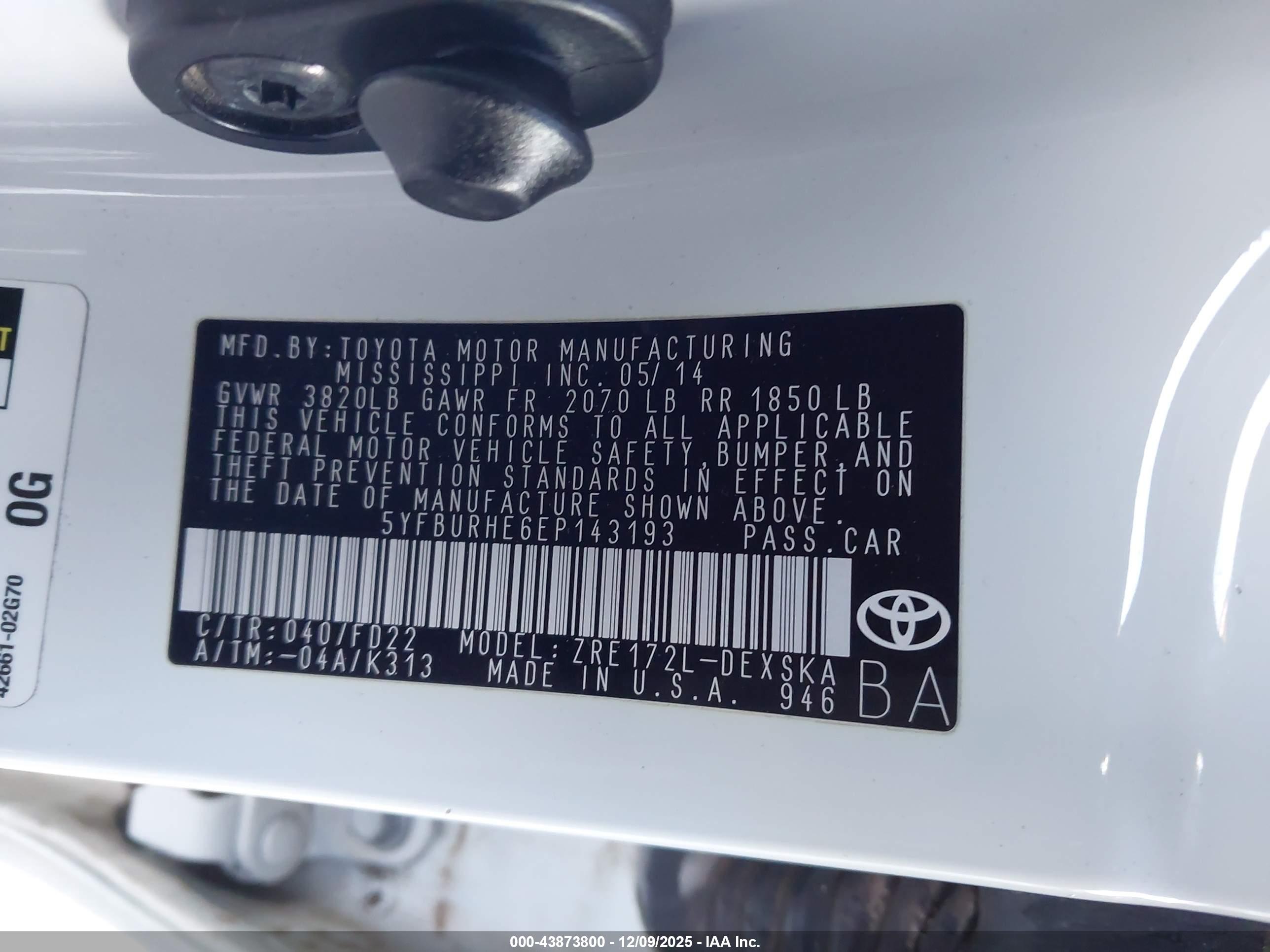 TOYOTA COROLLA image 9