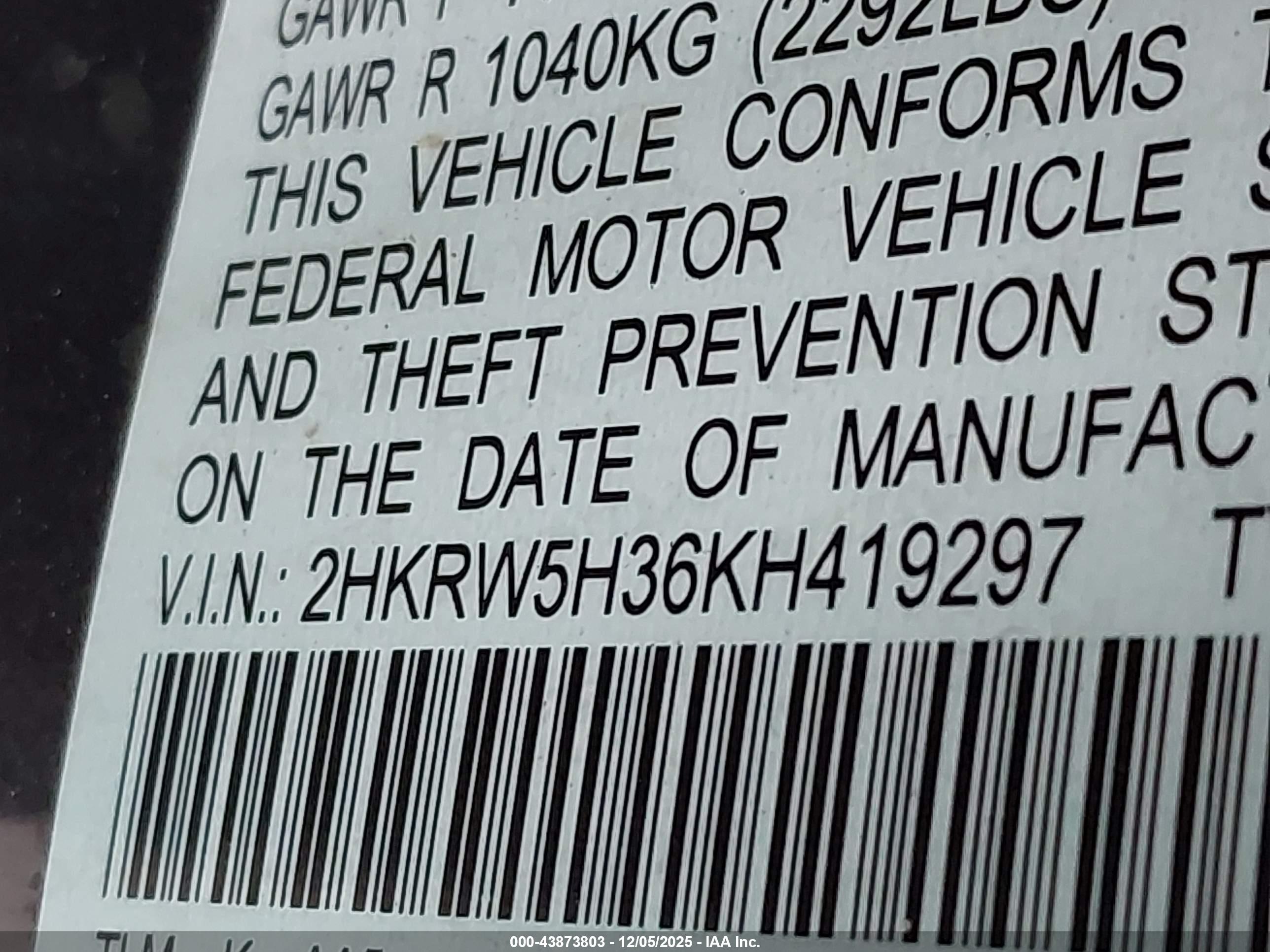 HONDA CR-V image 9