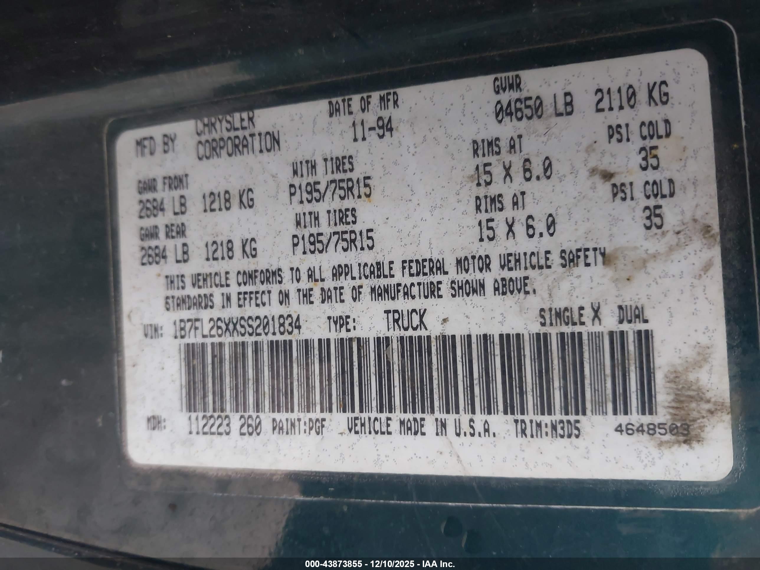 DODGE DAKOTA image 9