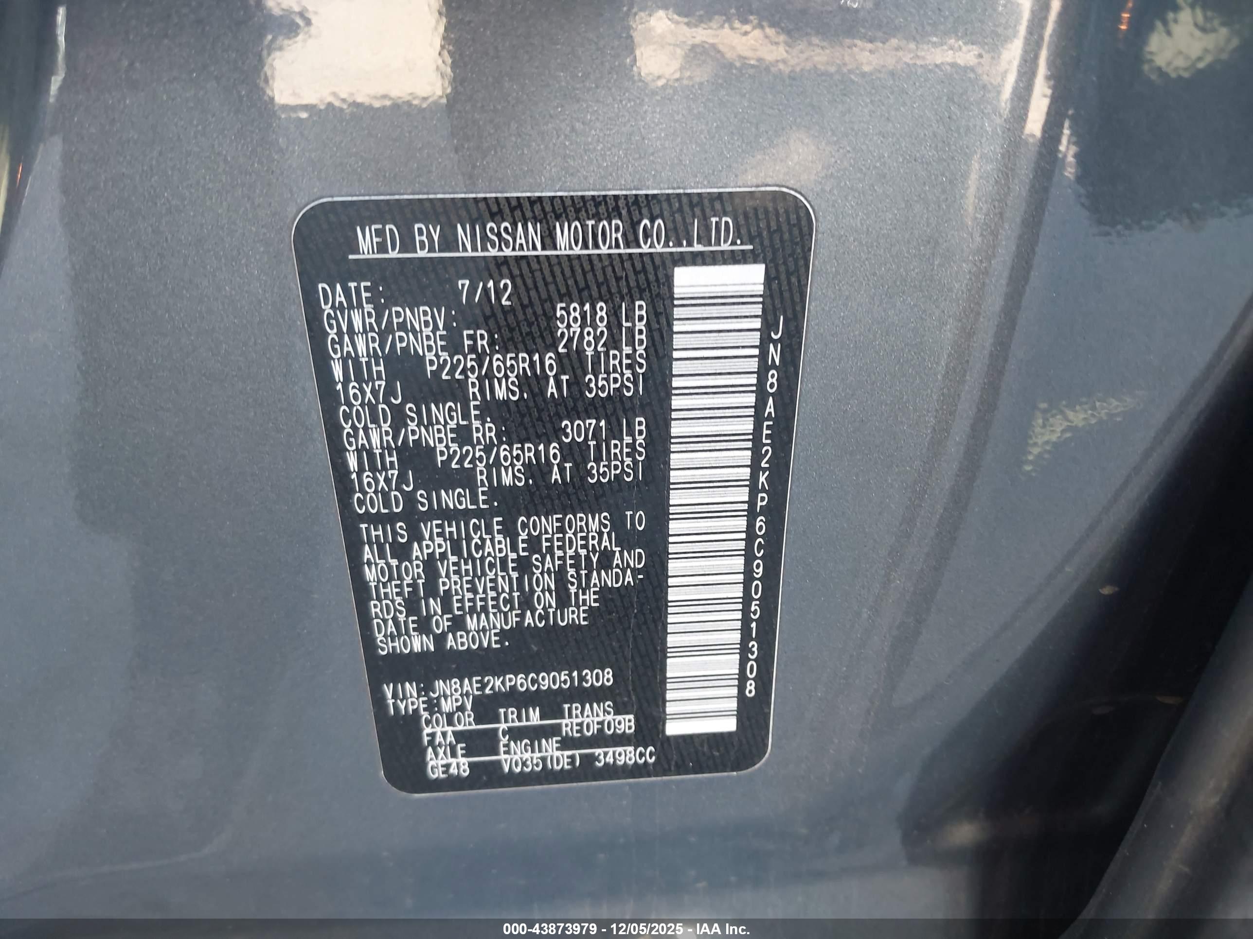 NISSAN QUEST image 9