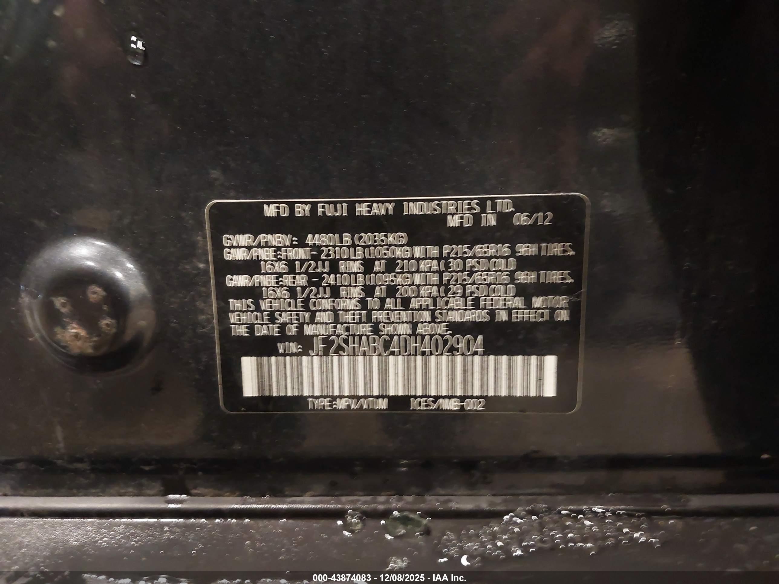 SUBARU FORESTER image 9