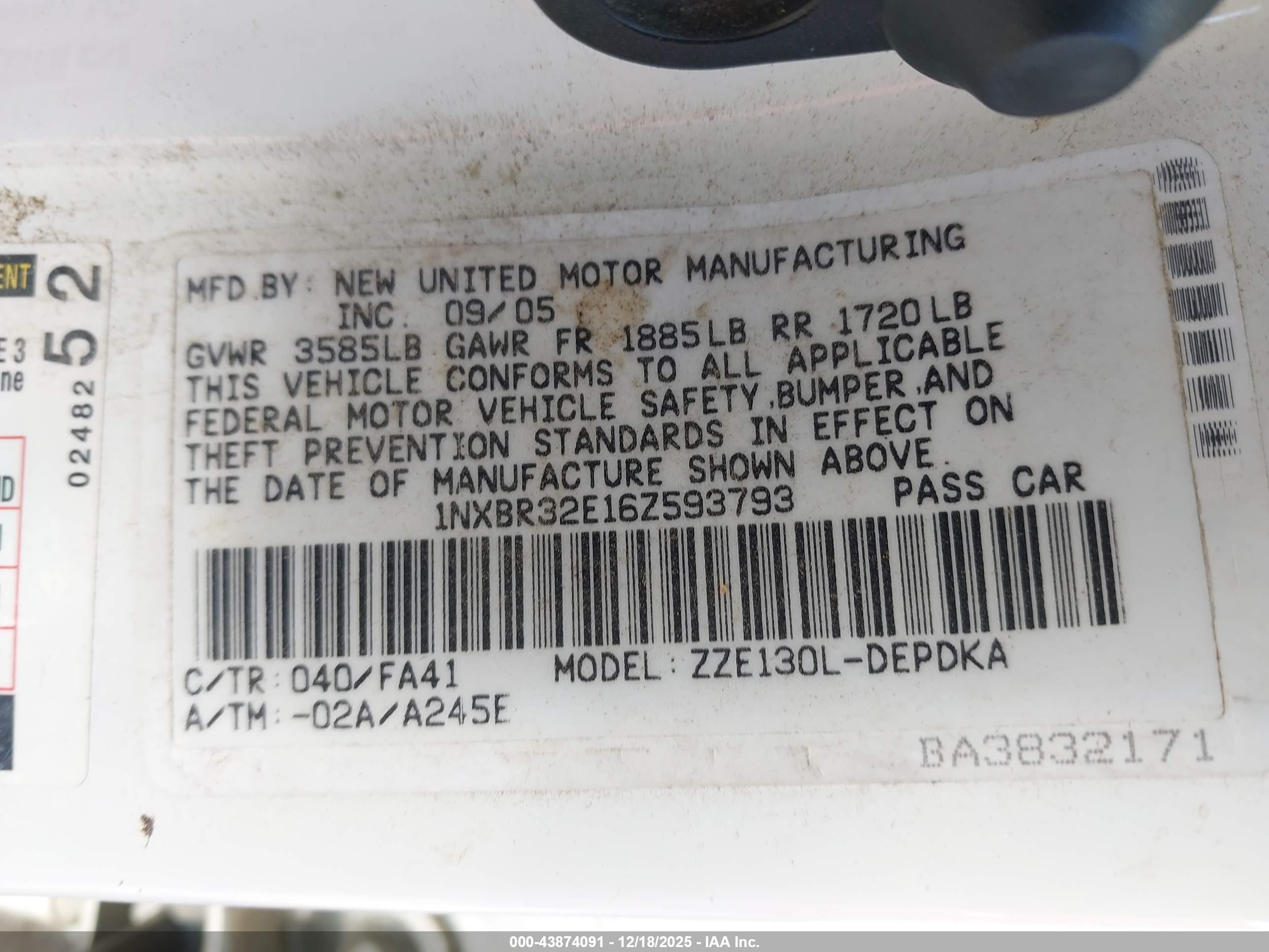 TOYOTA COROLLA image 9