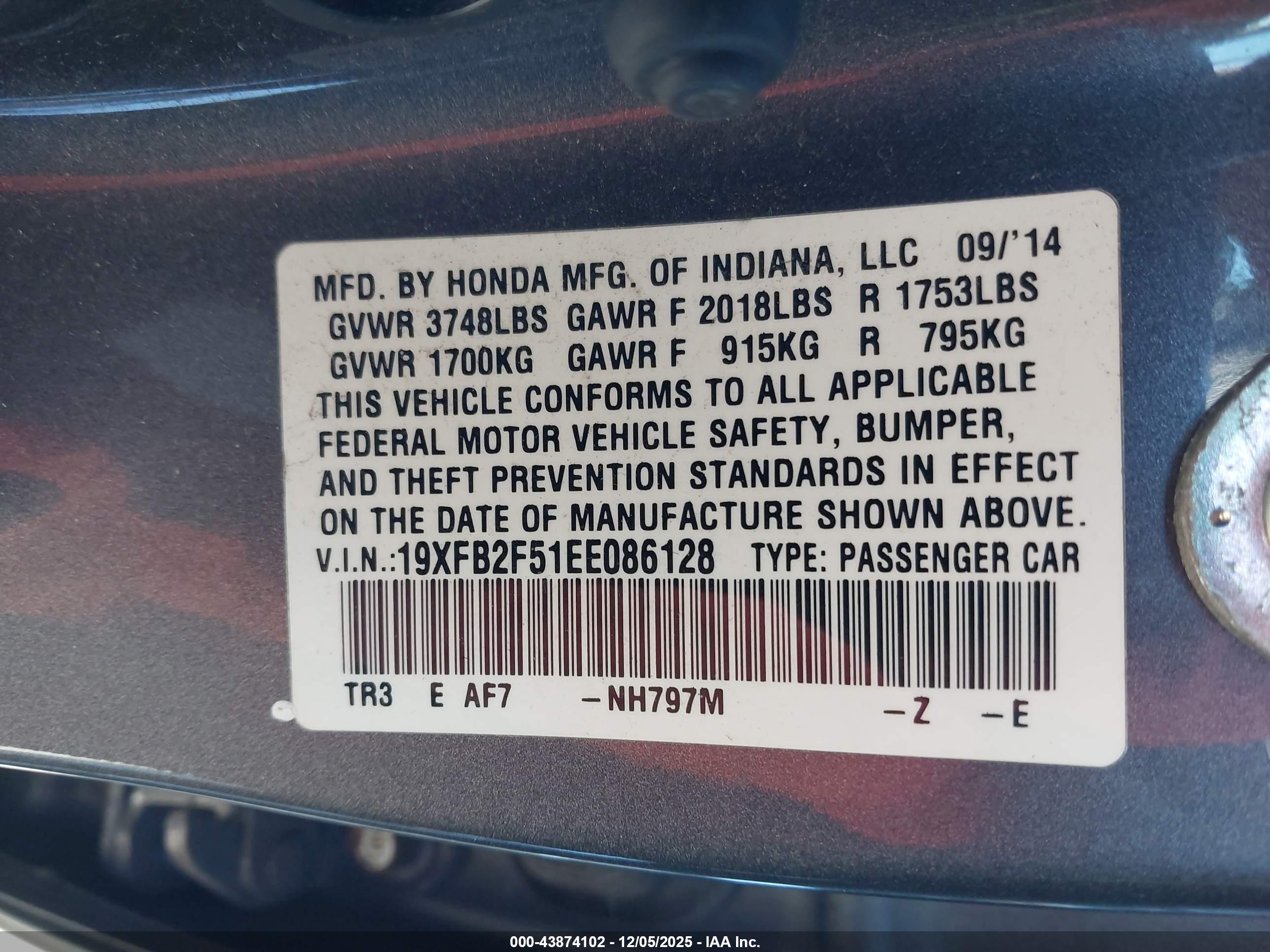 HONDA CIVIC image 9