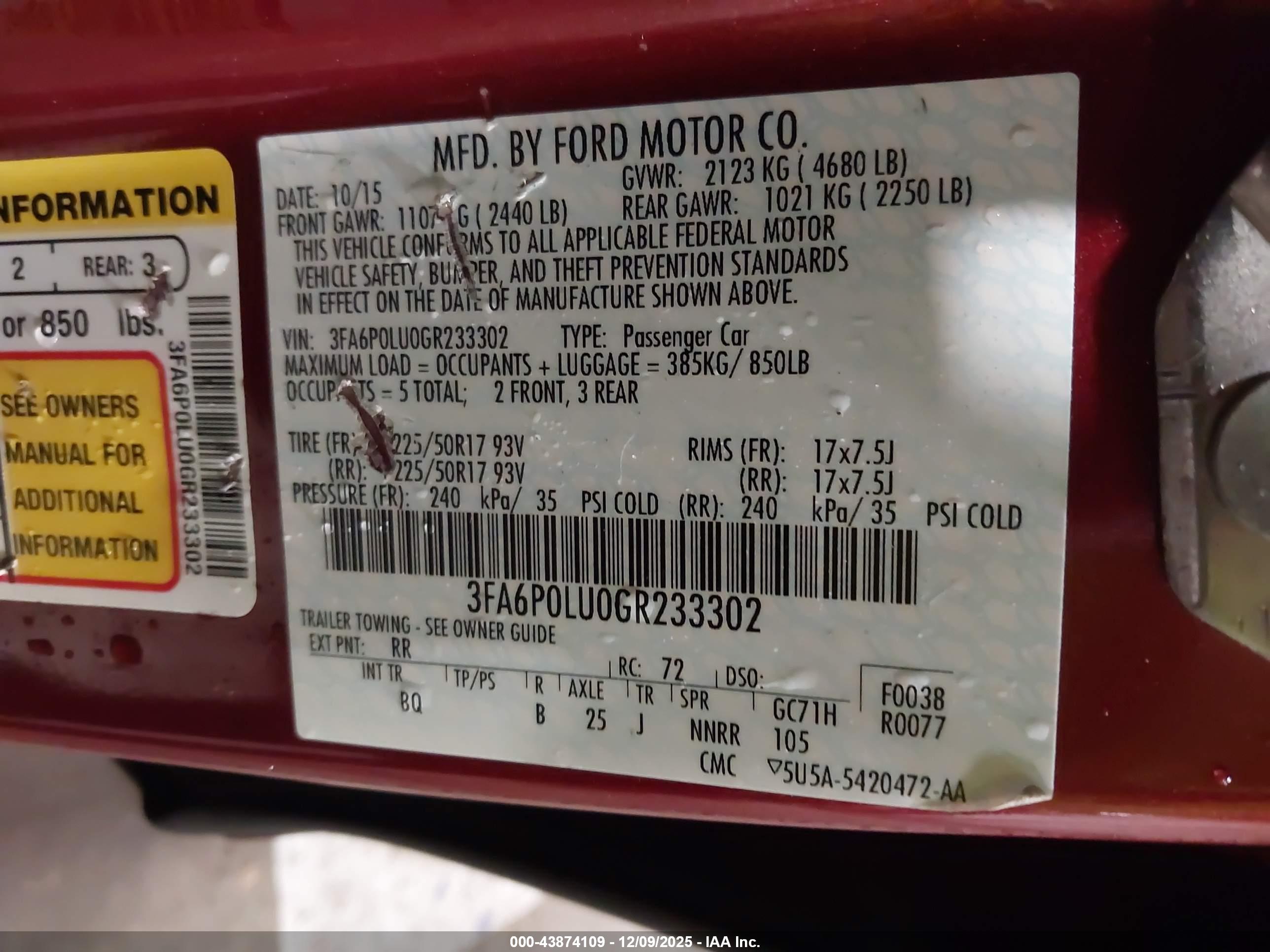 FORD FUSION image 9