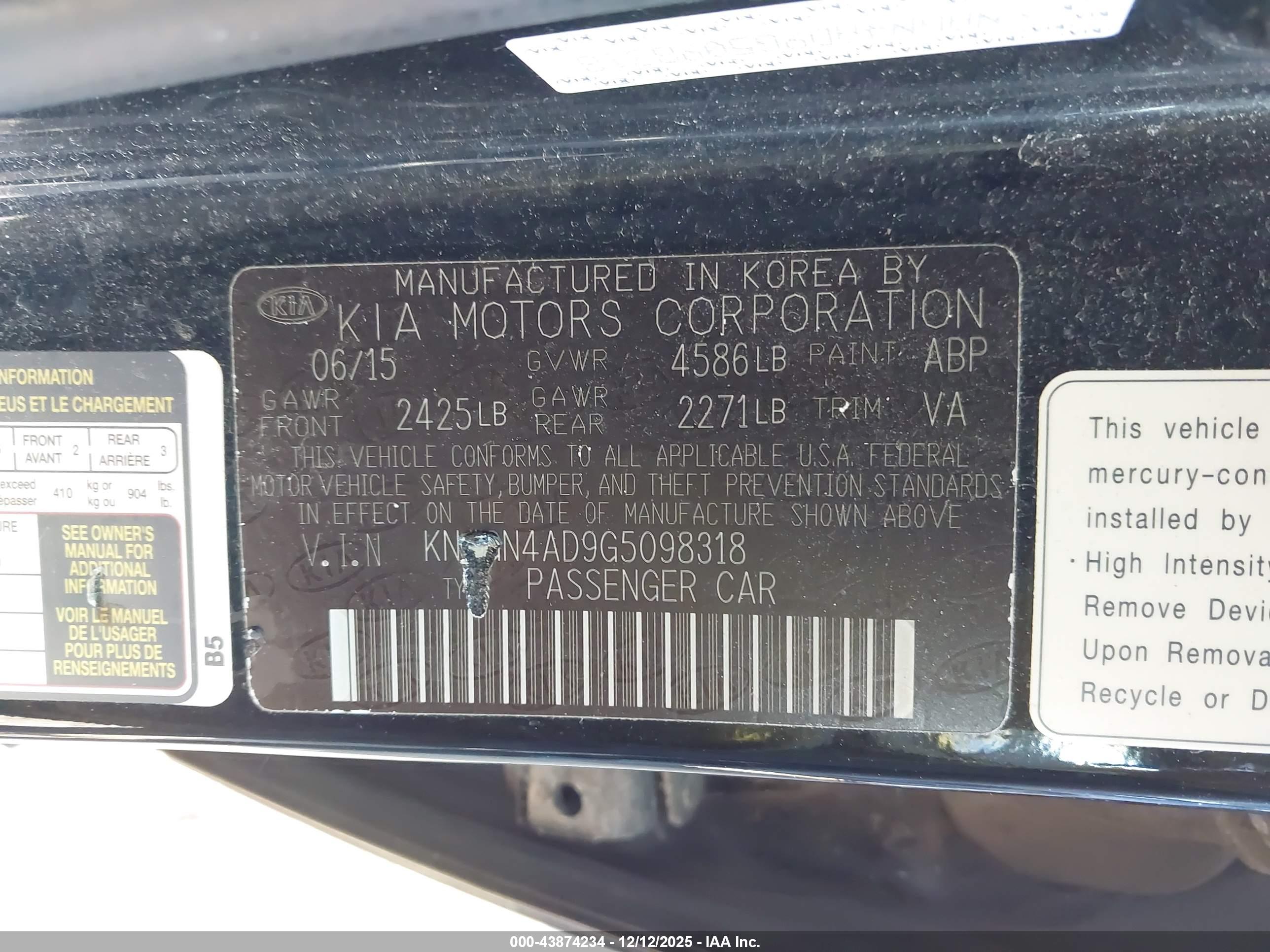 KIA OPTIMA image 9