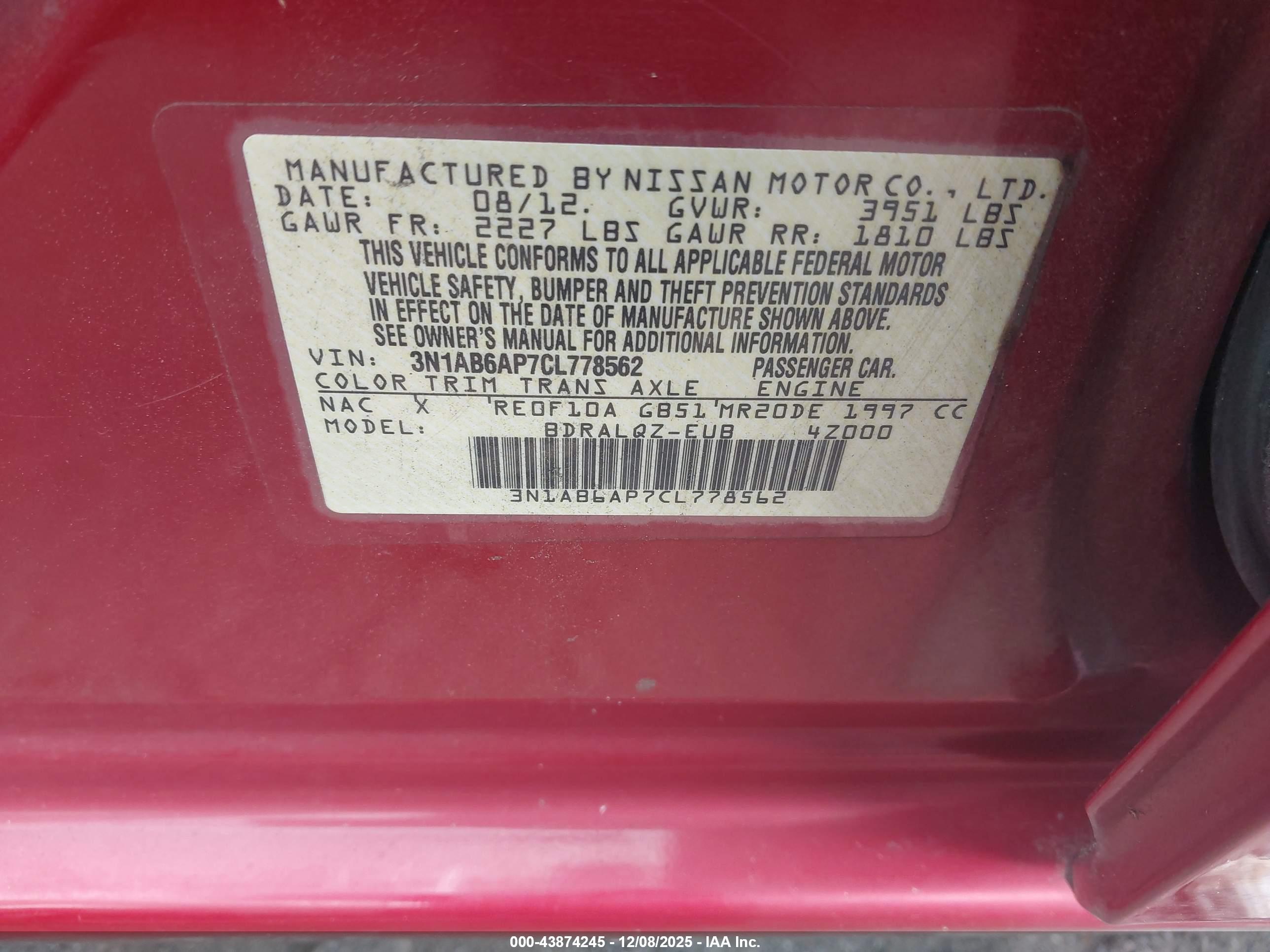 NISSAN SENTRA image 9