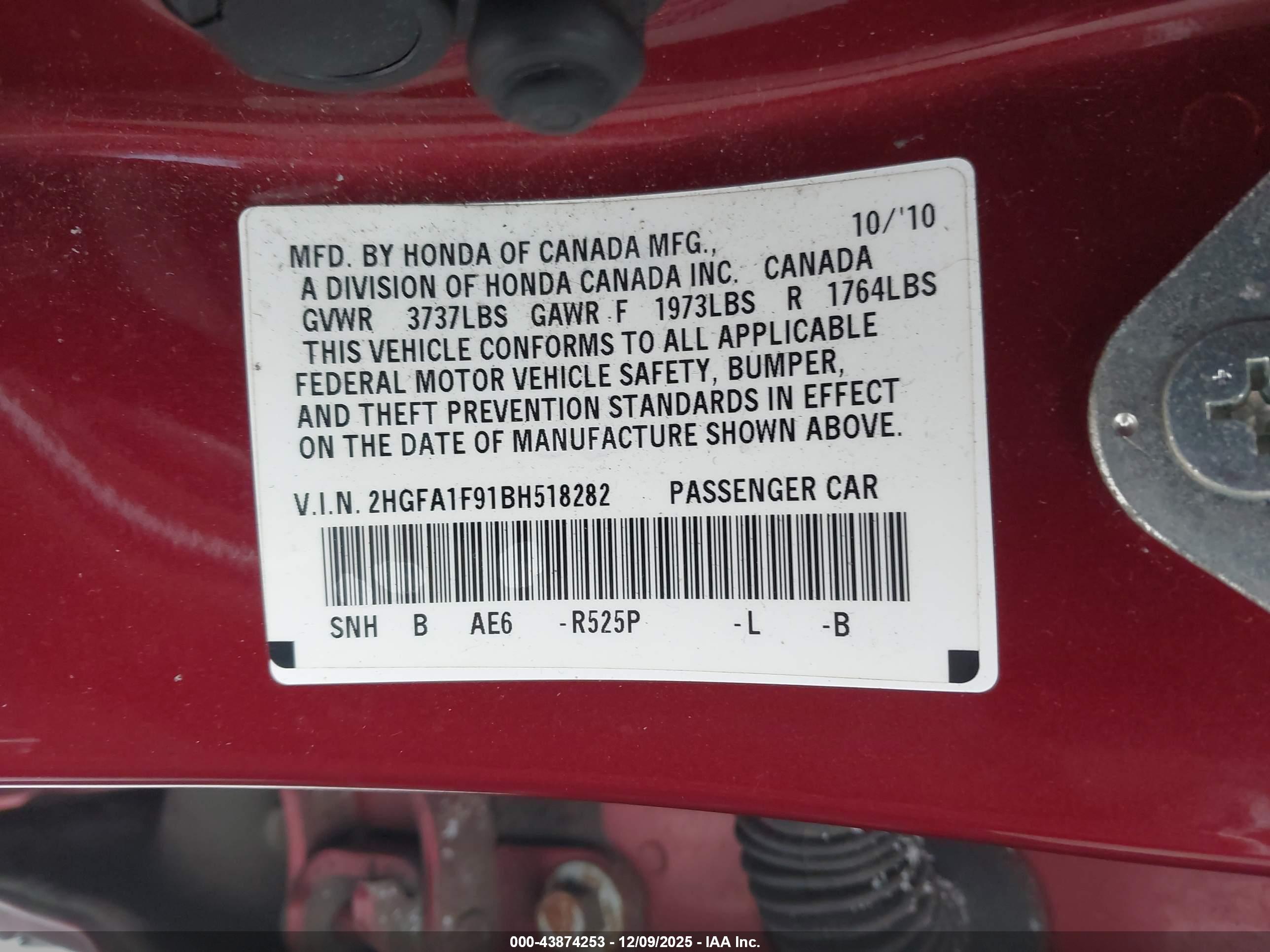 HONDA CIVIC image 9