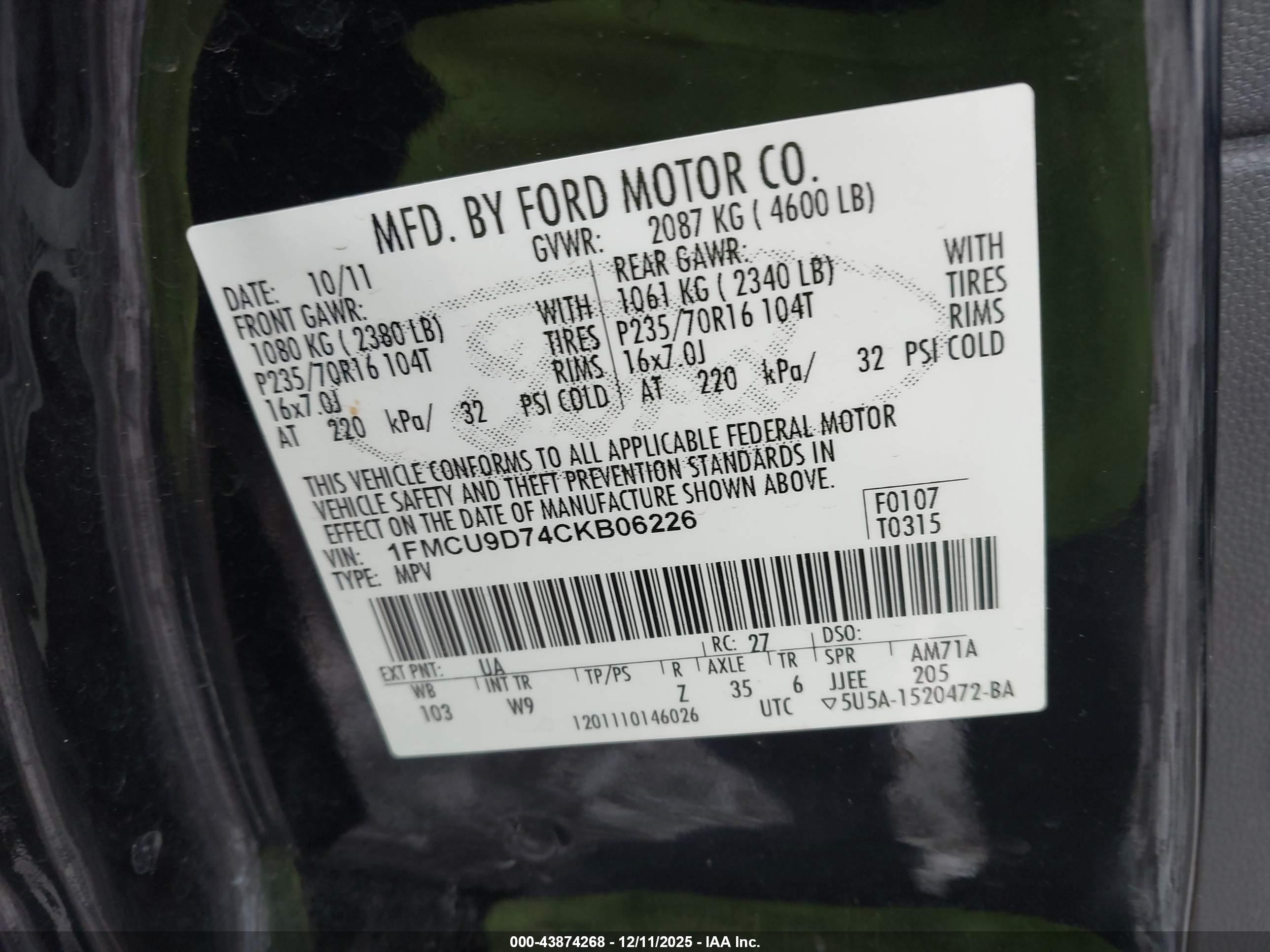 FORD ESCAPE image 9