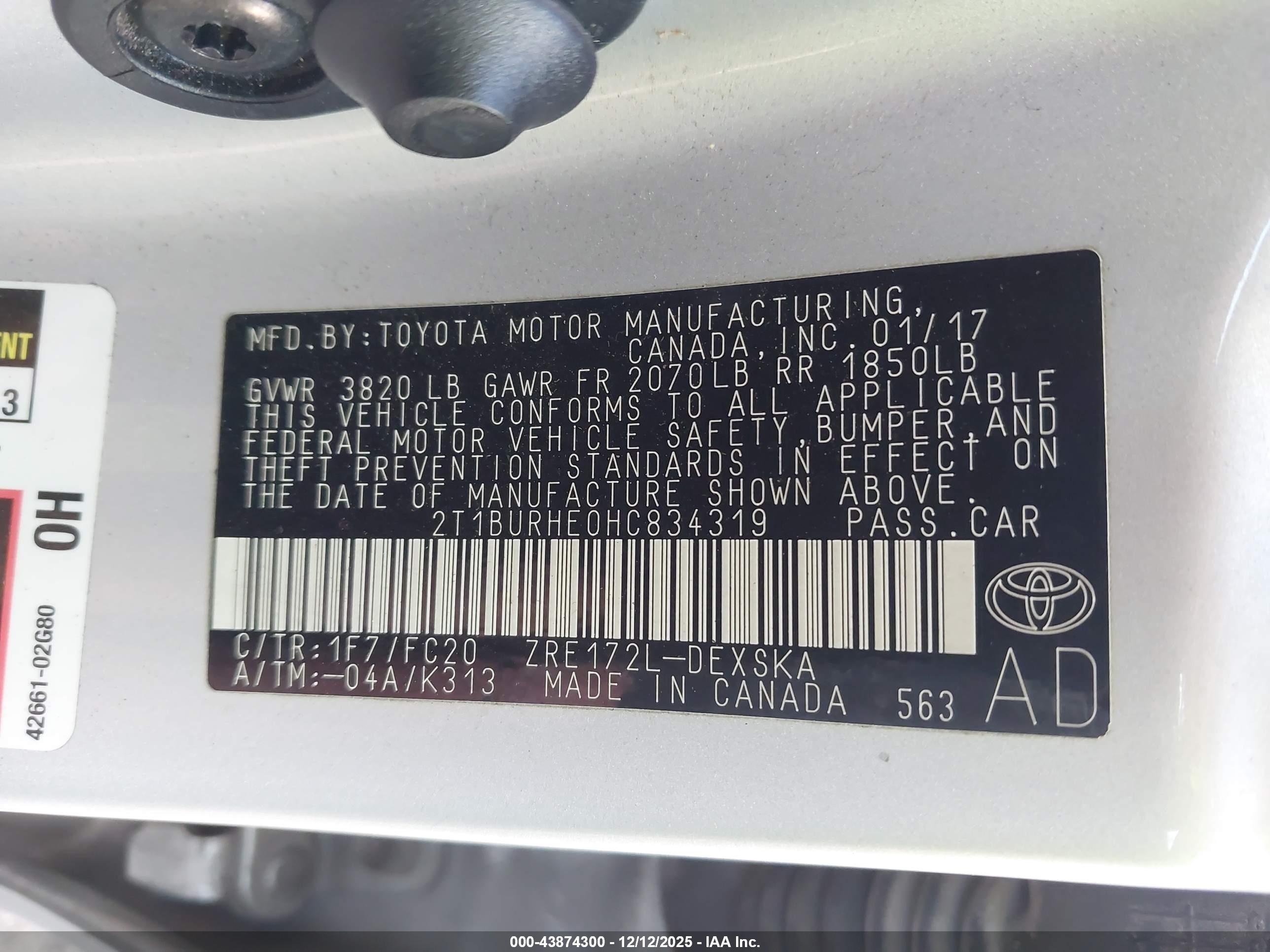 TOYOTA COROLLA image 9
