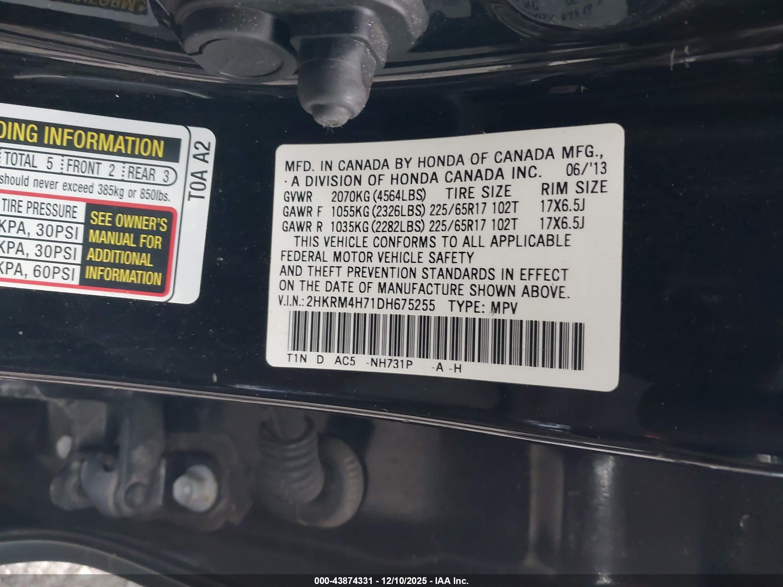 HONDA CR-V image 9