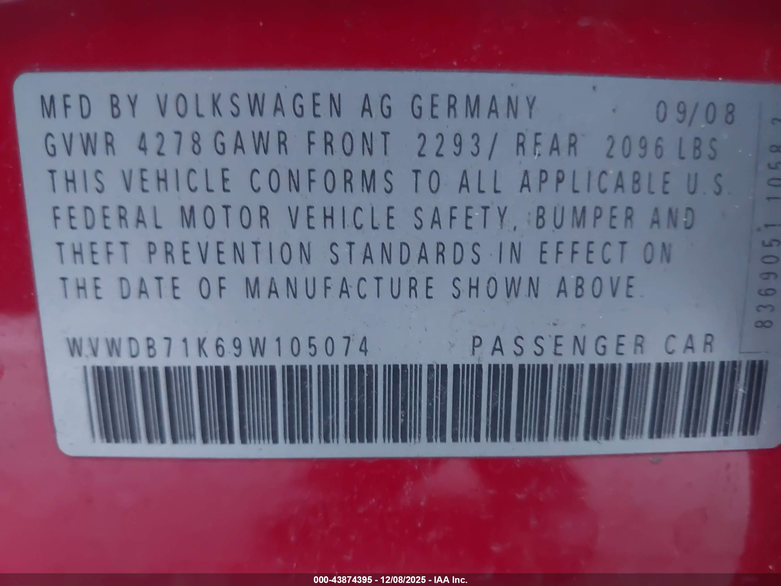 VOLKSWAGEN RABBIT image 9