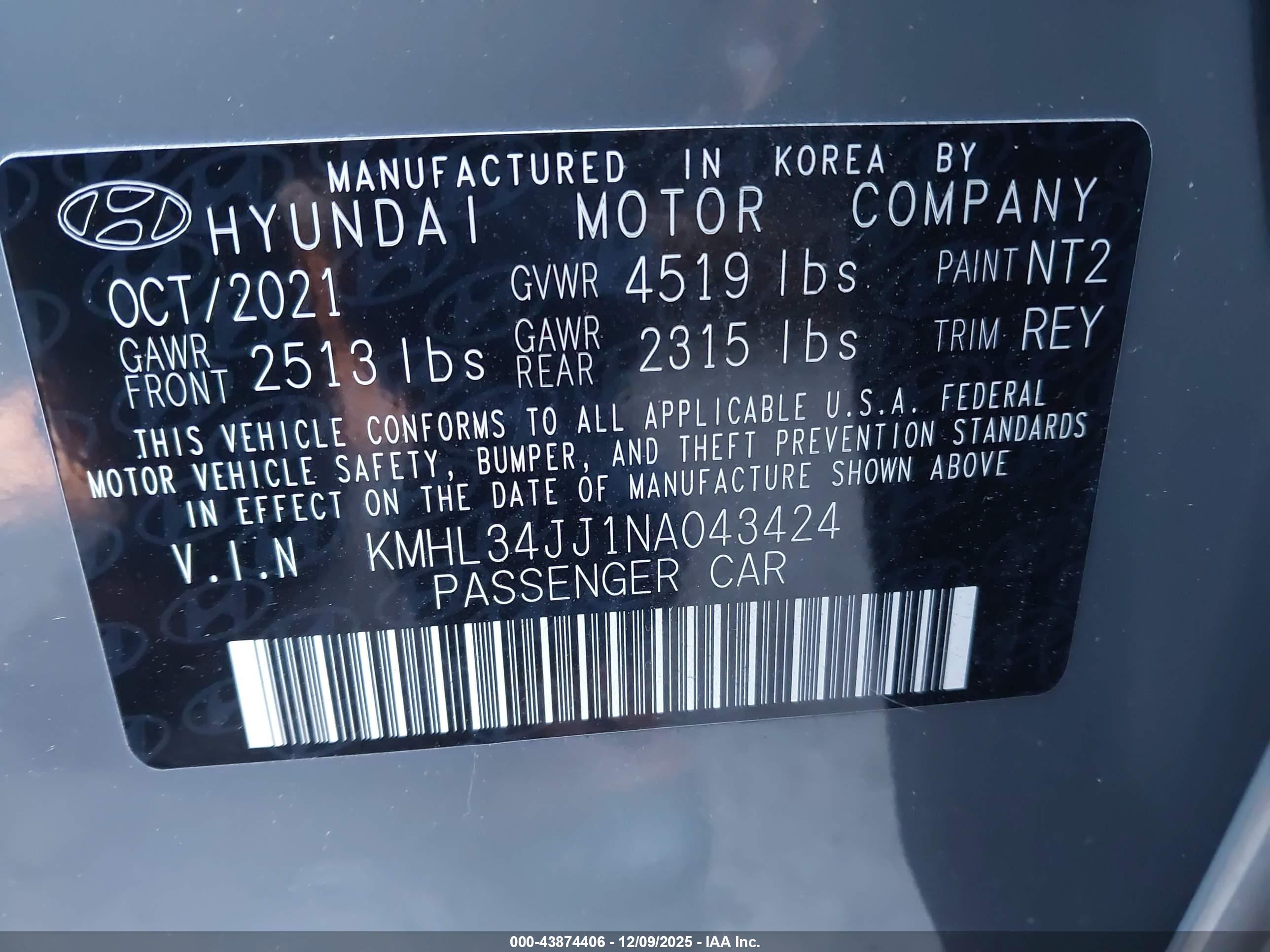 HYUNDAI SONATA image 9