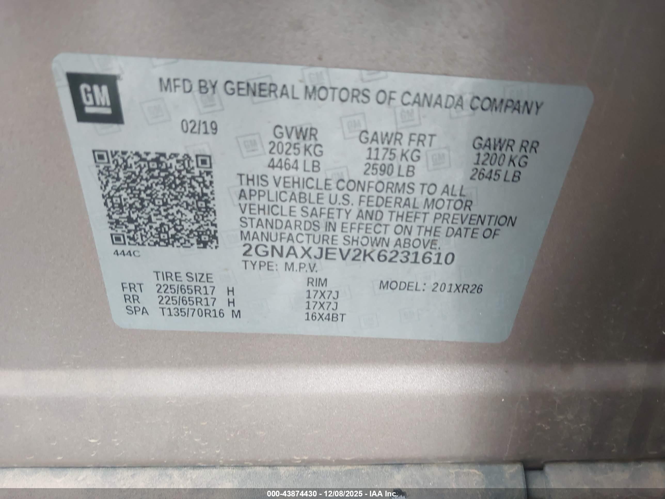 CHEVROLET EQUINOX image 9