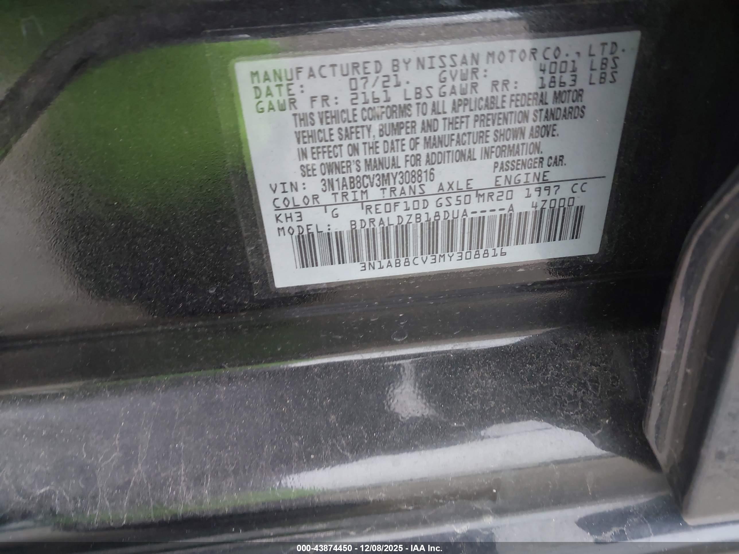 NISSAN SENTRA image 9