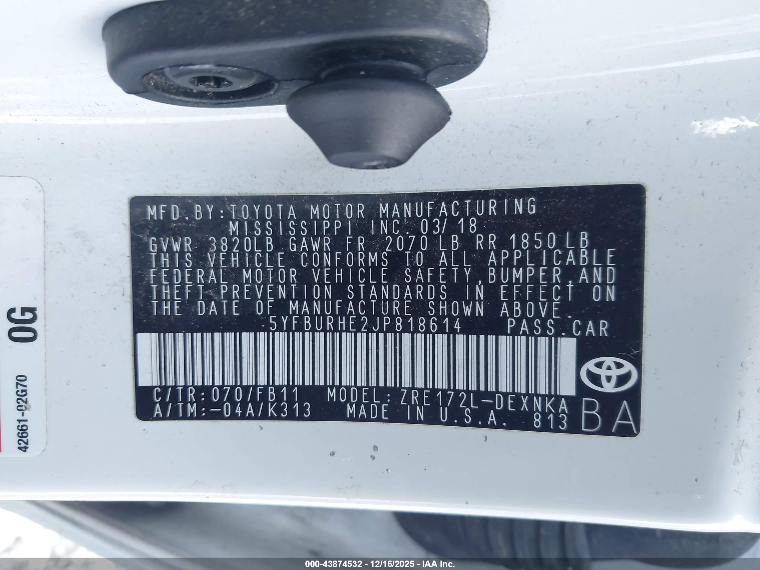 TOYOTA COROLLA image 9