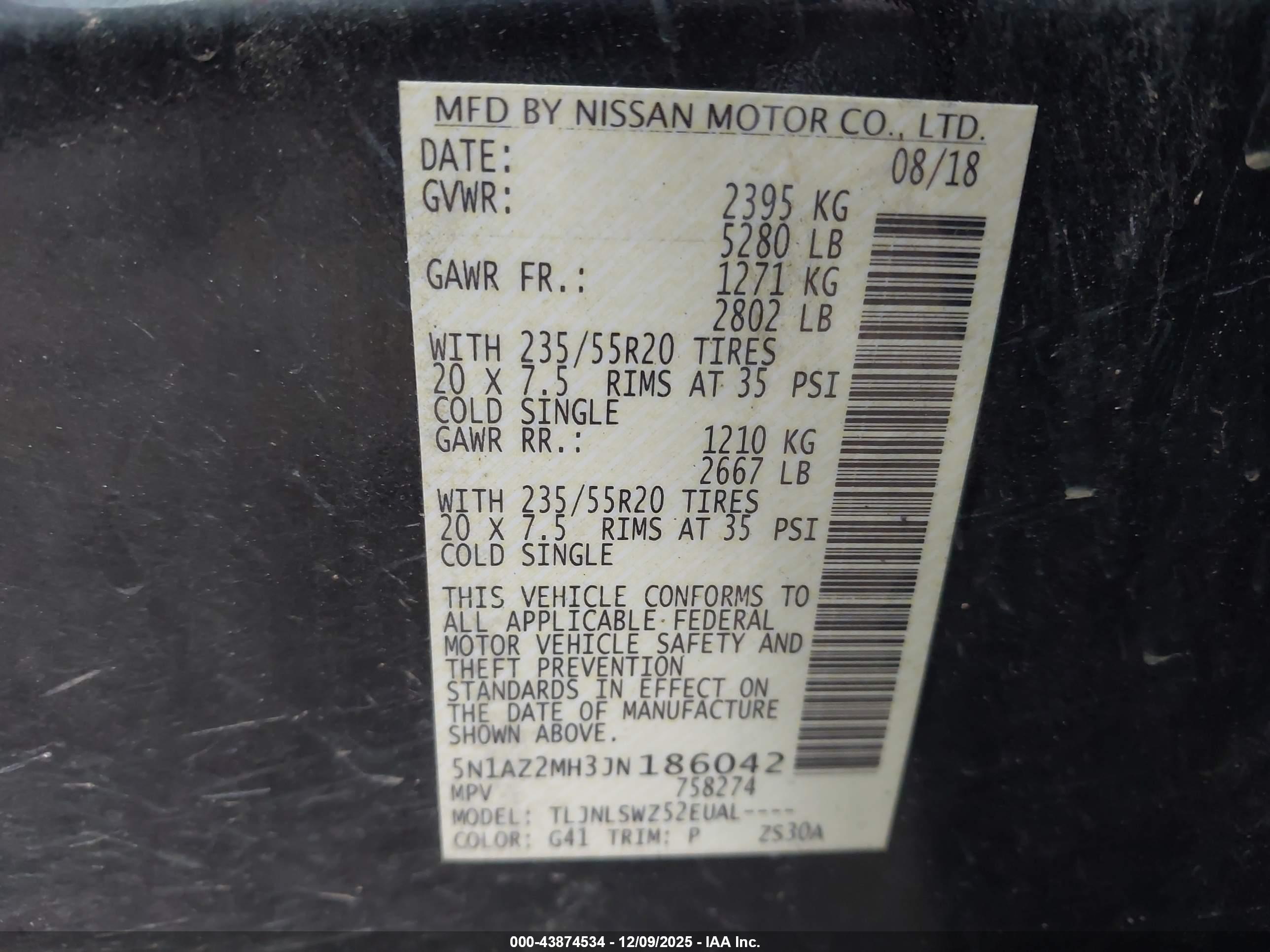 NISSAN MURANO image 9