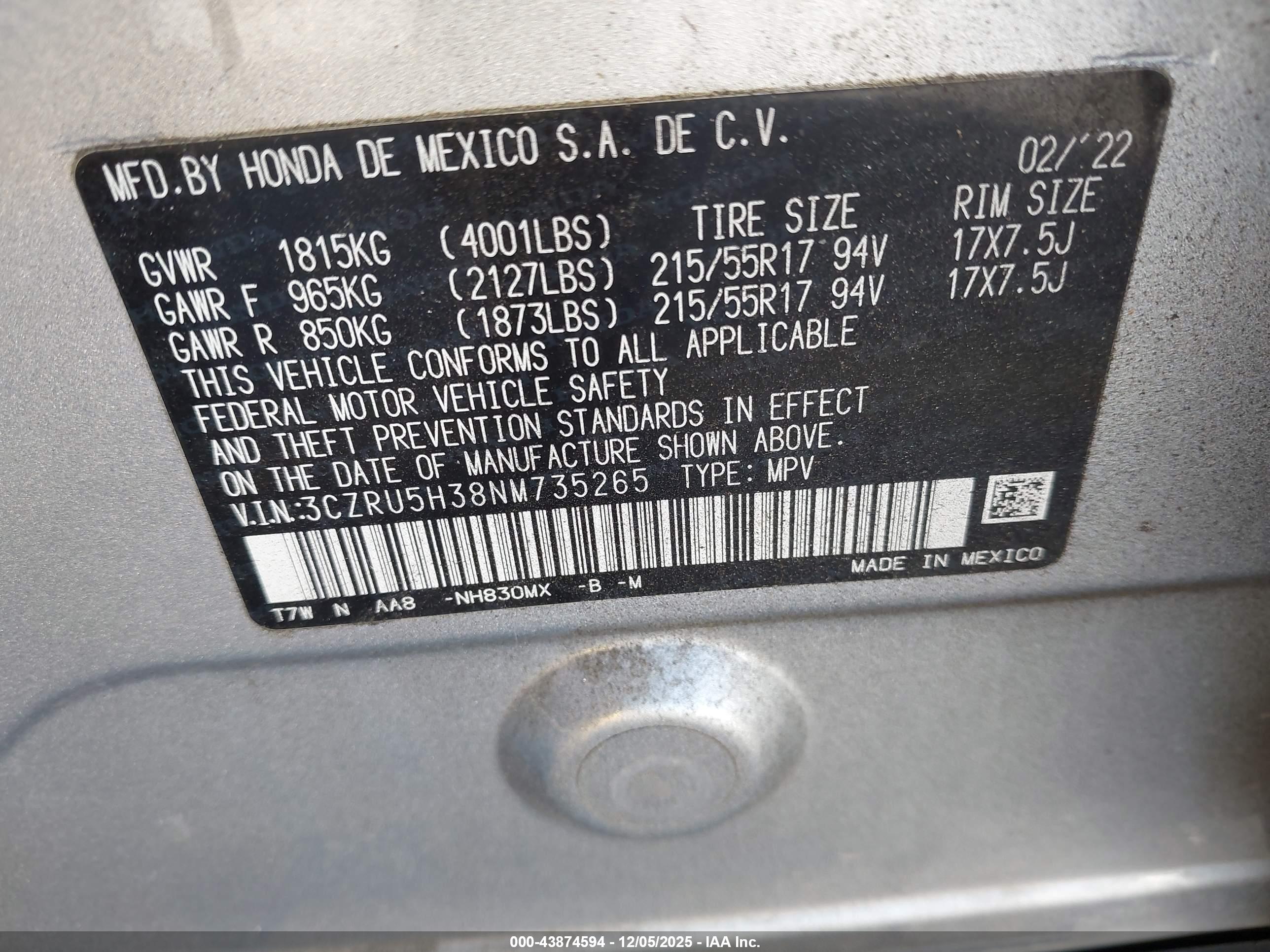 HONDA HR-V image 9