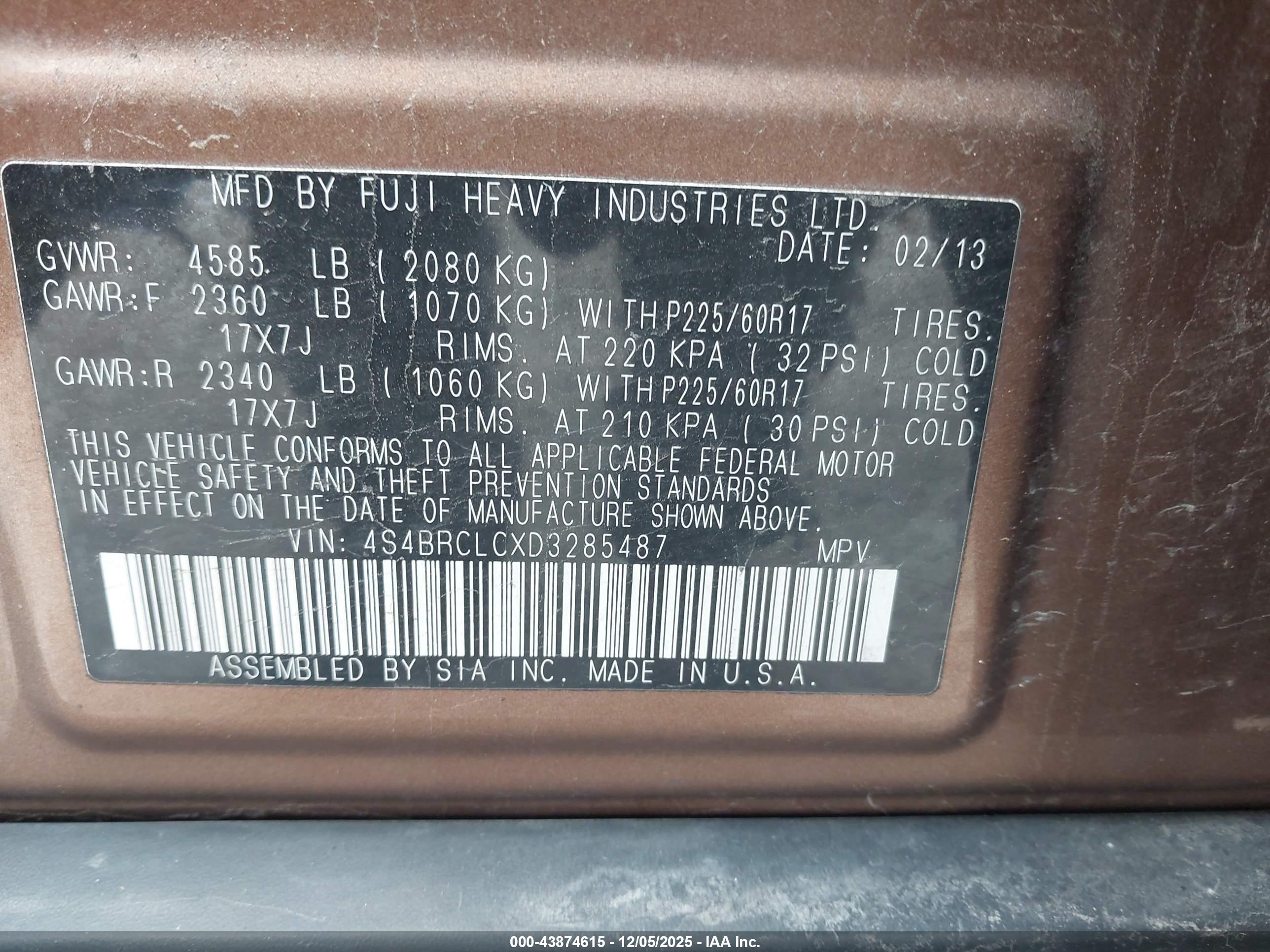 SUBARU OUTBACK image 9