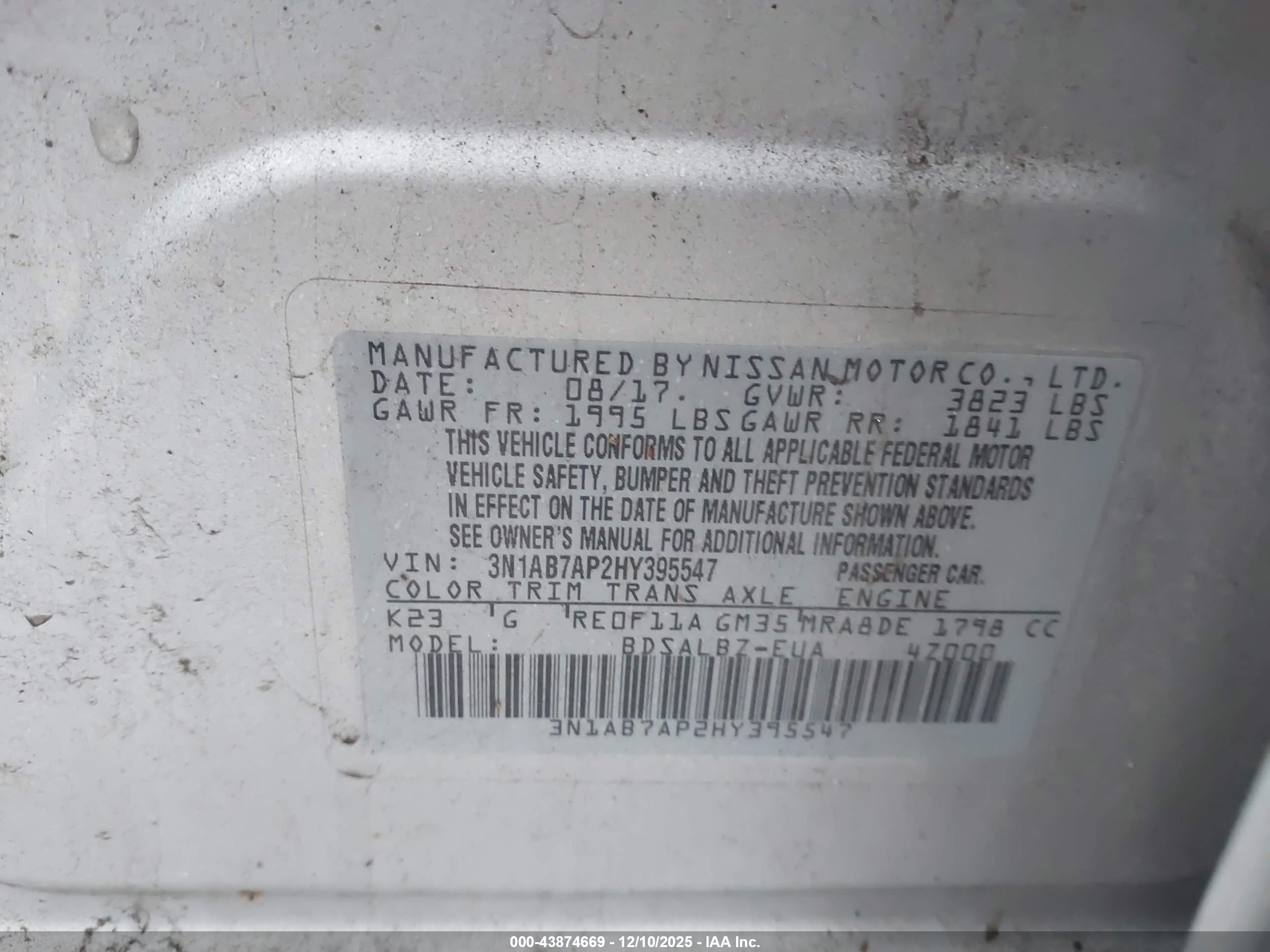 NISSAN SENTRA image 9
