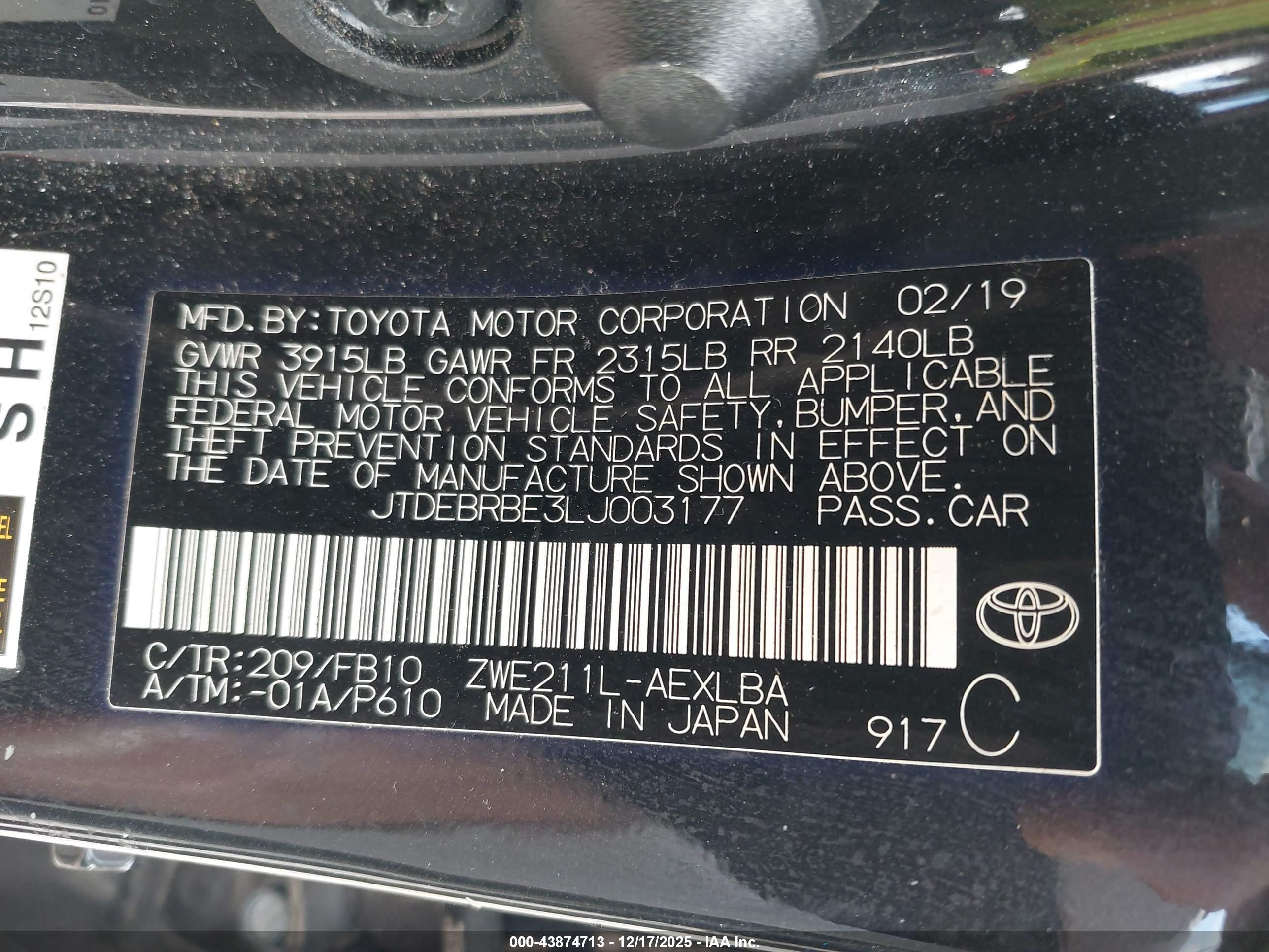 TOYOTA COROLLA image 9