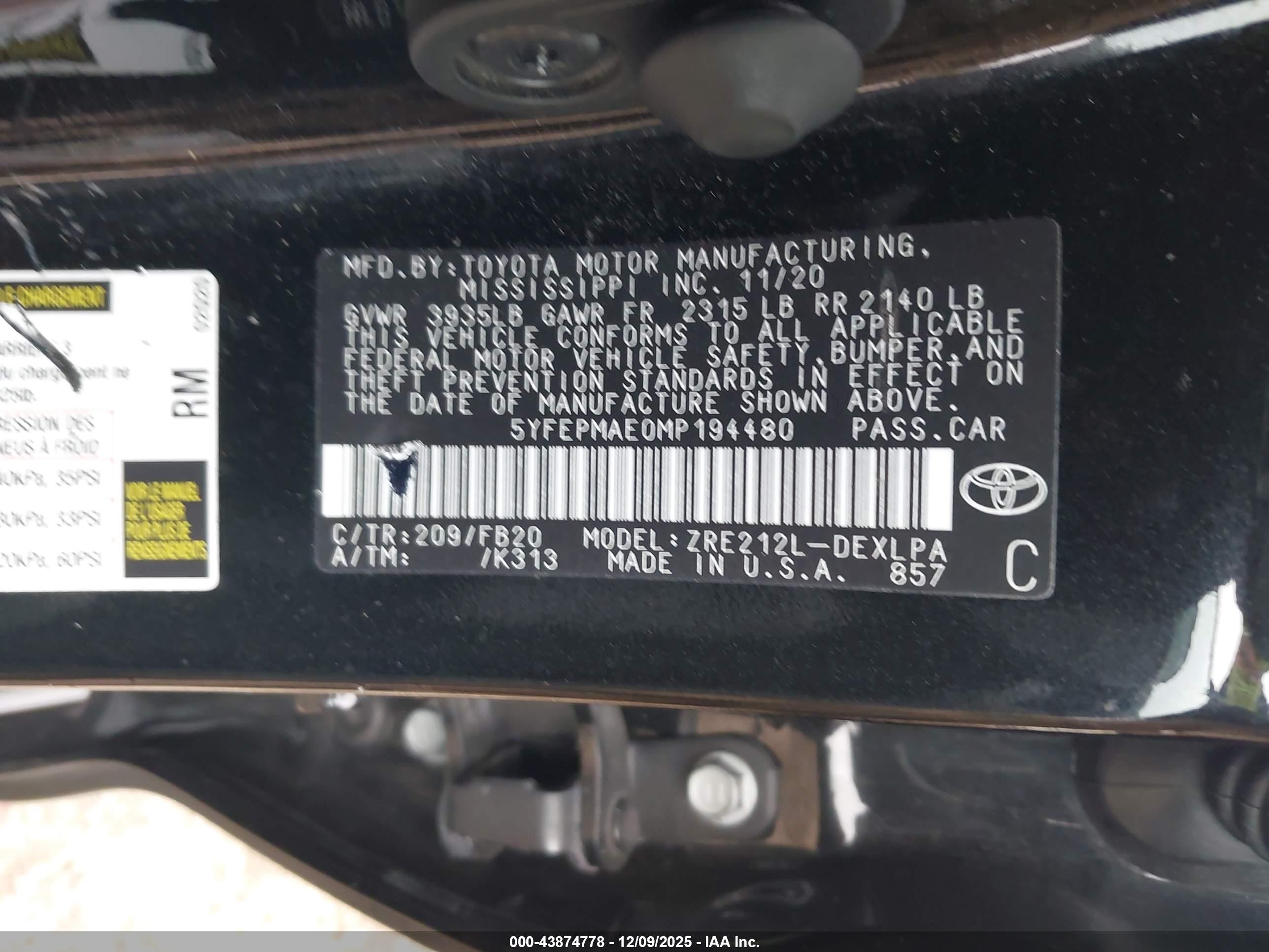 TOYOTA COROLLA image 9