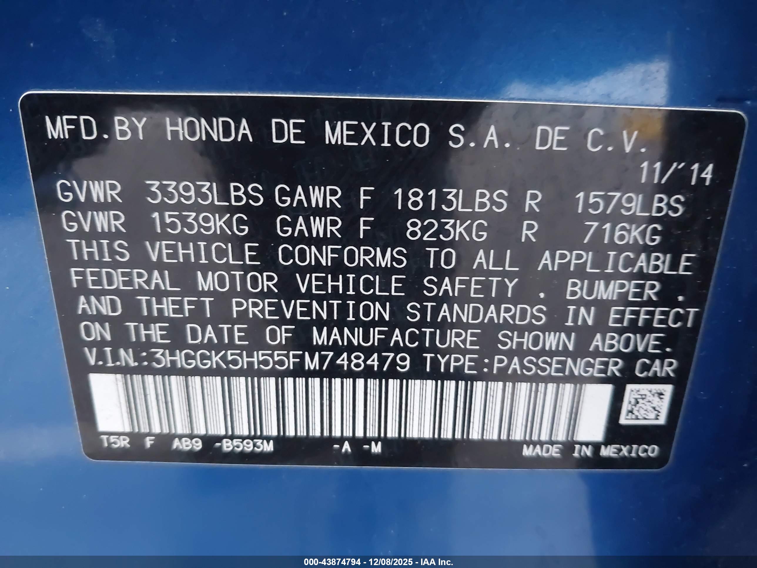 HONDA FIT image 9