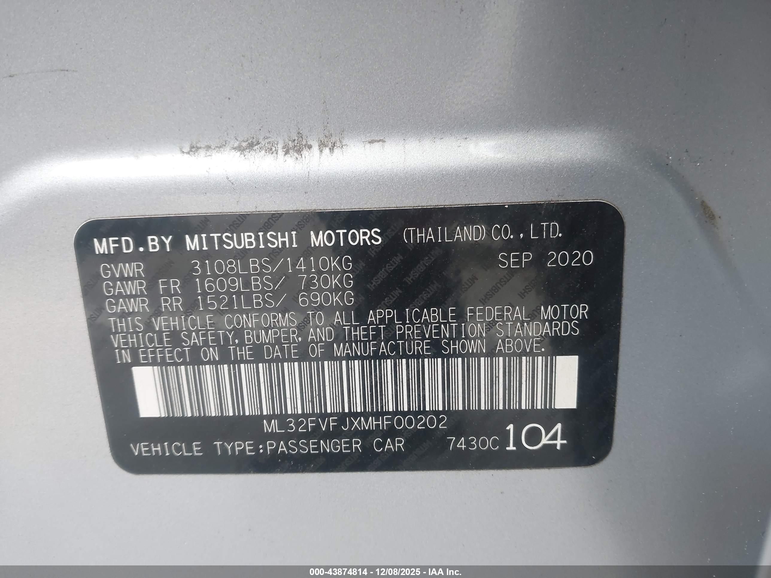 MITSUBISHI MIRAGE image 9