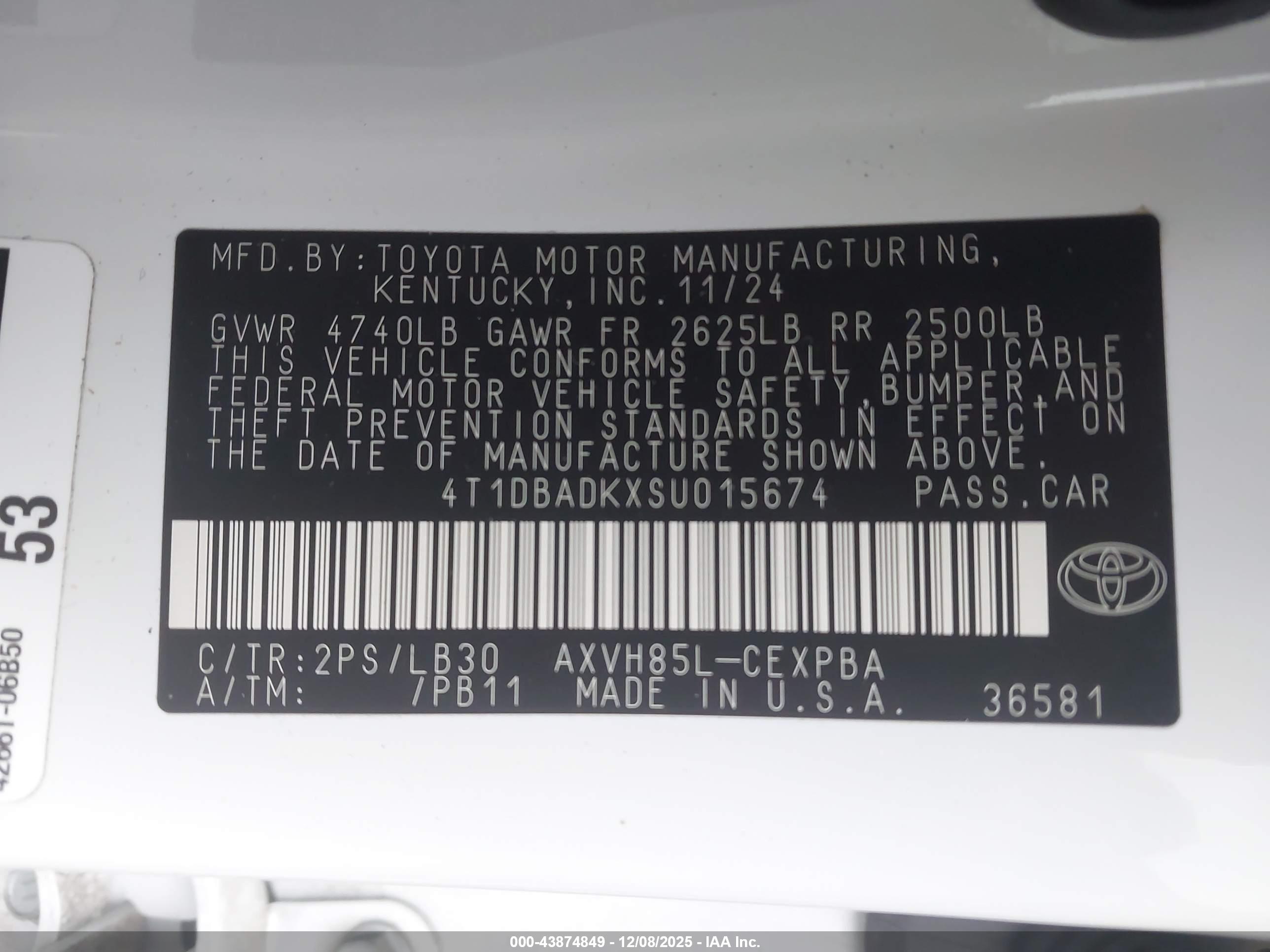 TOYOTA CAMRY image 9