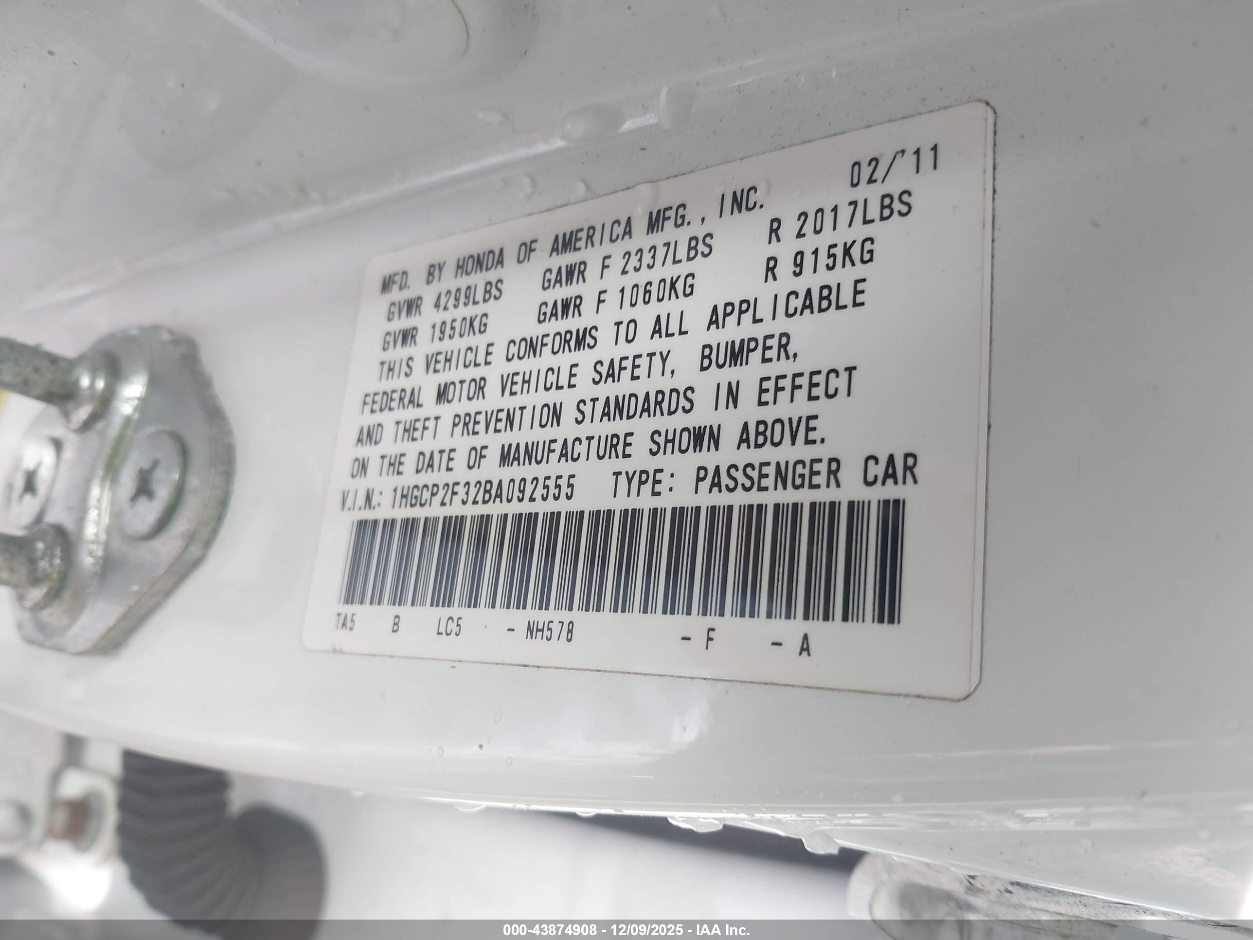 HONDA ACCORD image 9