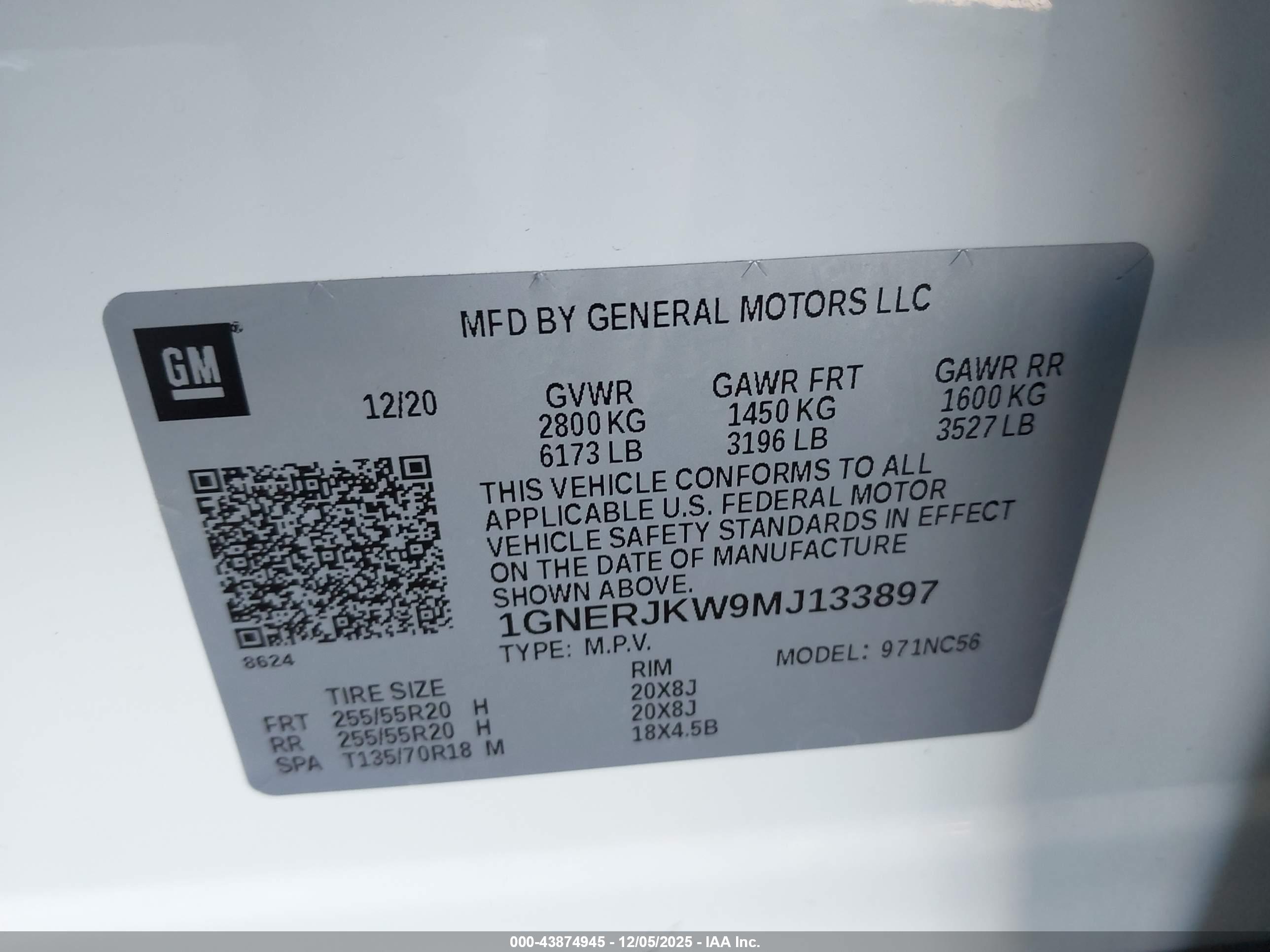 CHEVROLET TRAVERSE image 9