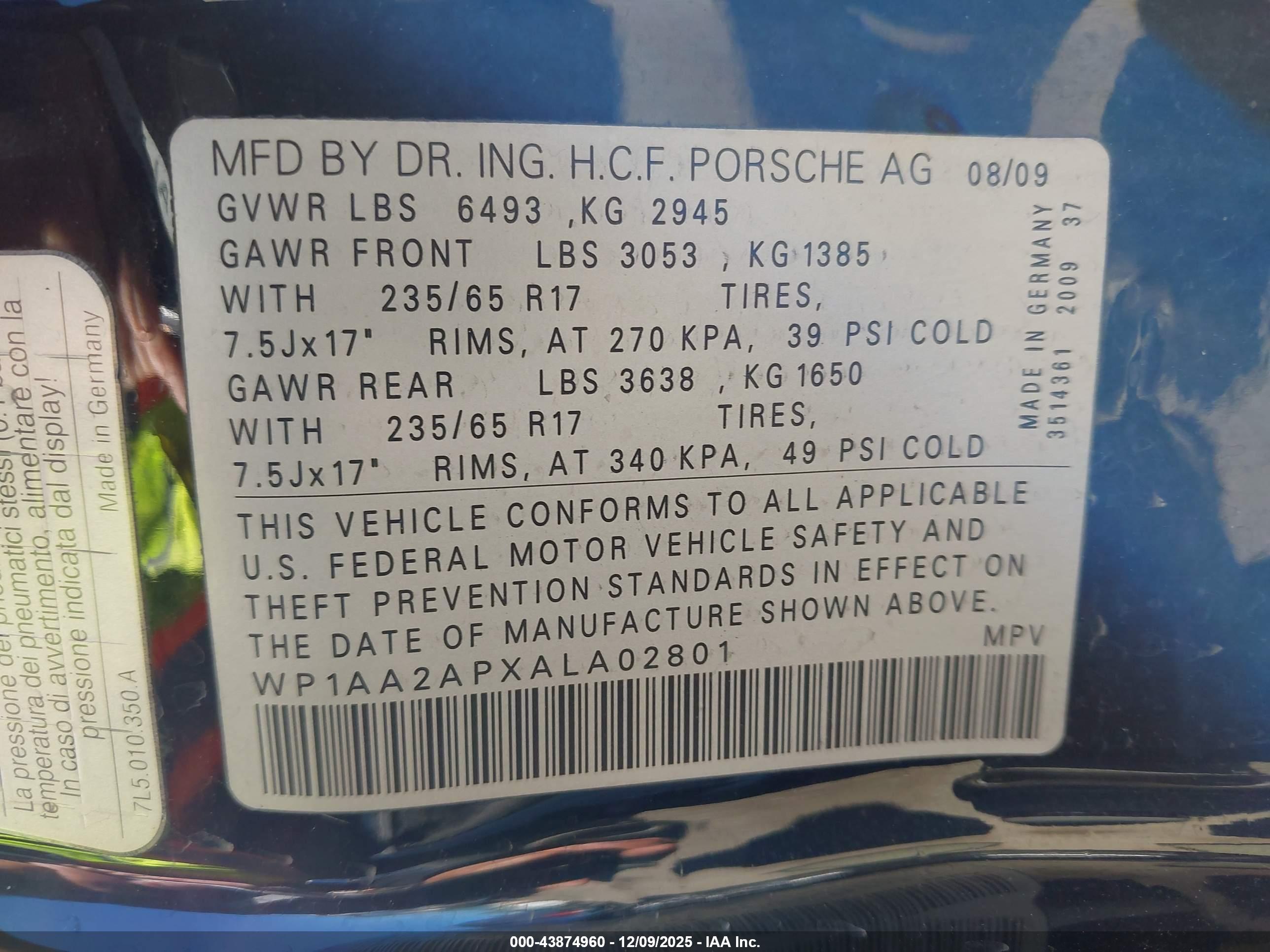 PORSCHE CAYENNE image 9